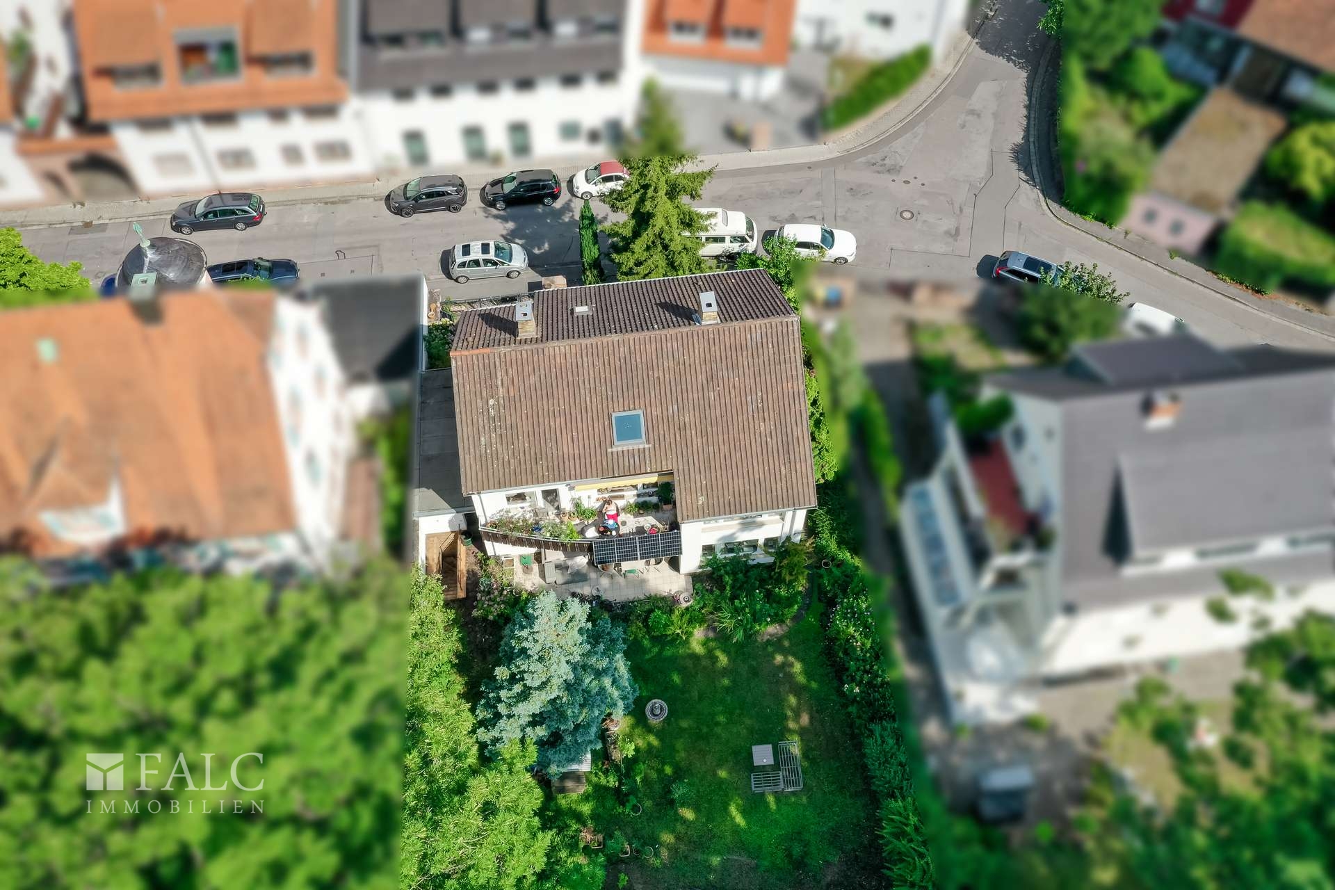 Luftbild Gartenseite