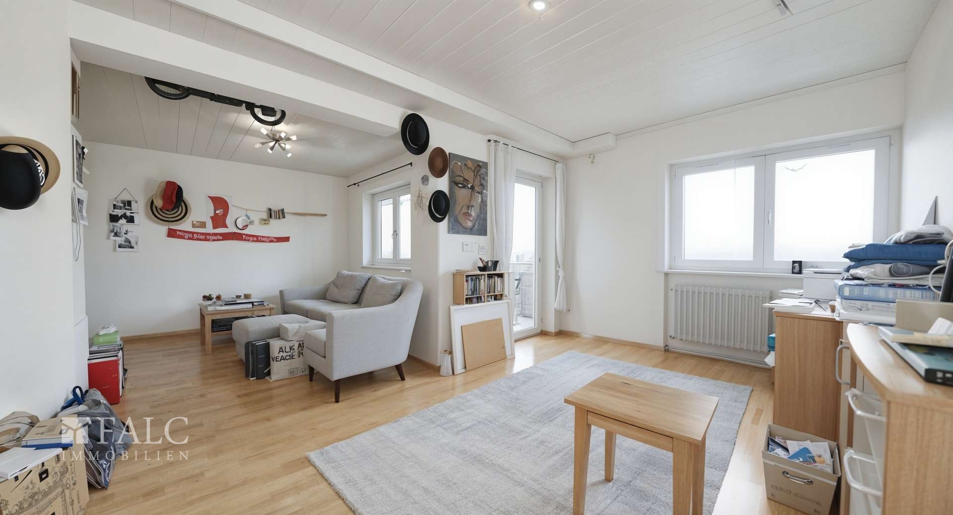 Wohnzimmer visualisiert