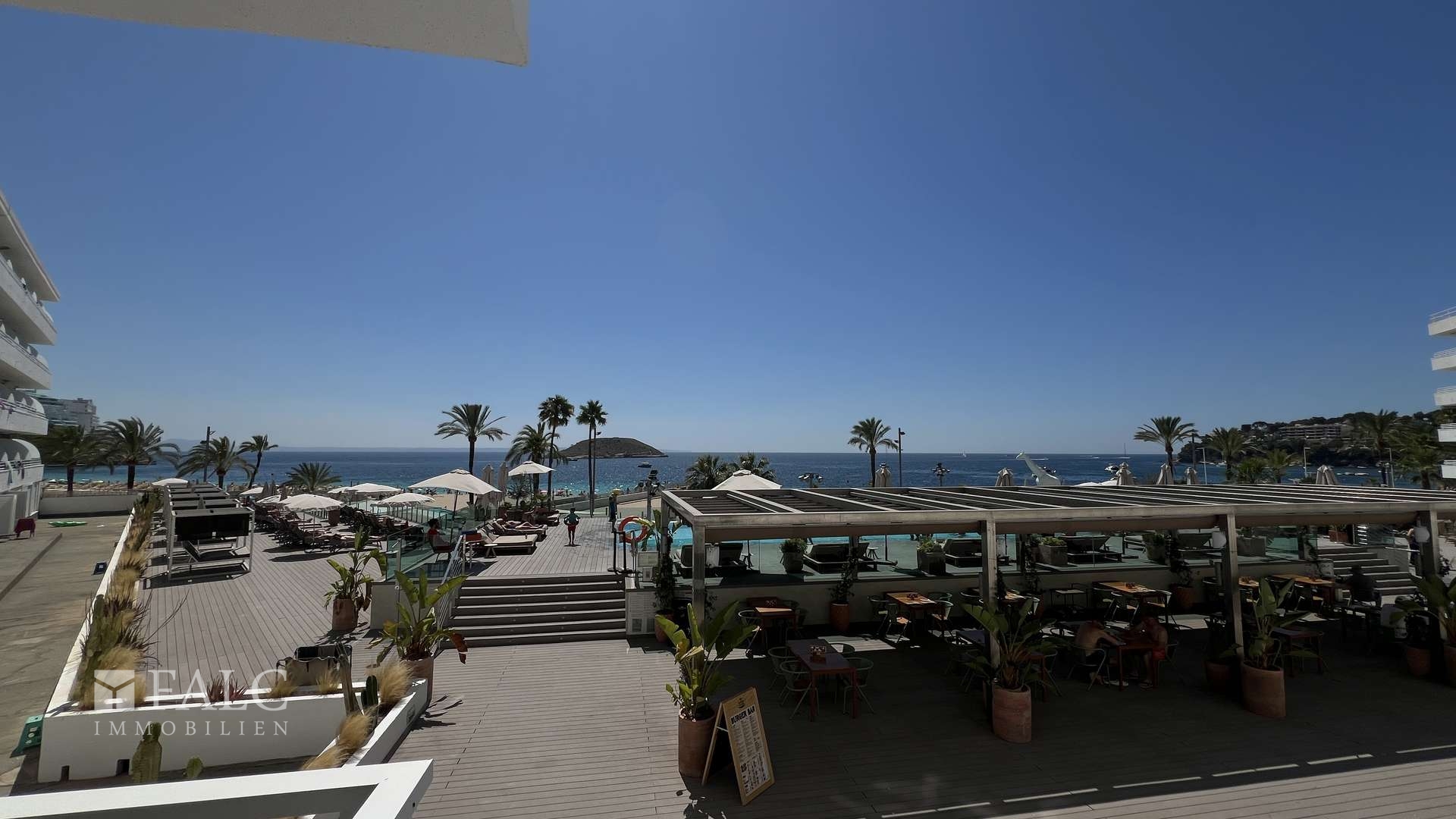 Ausblick auf das Meer 