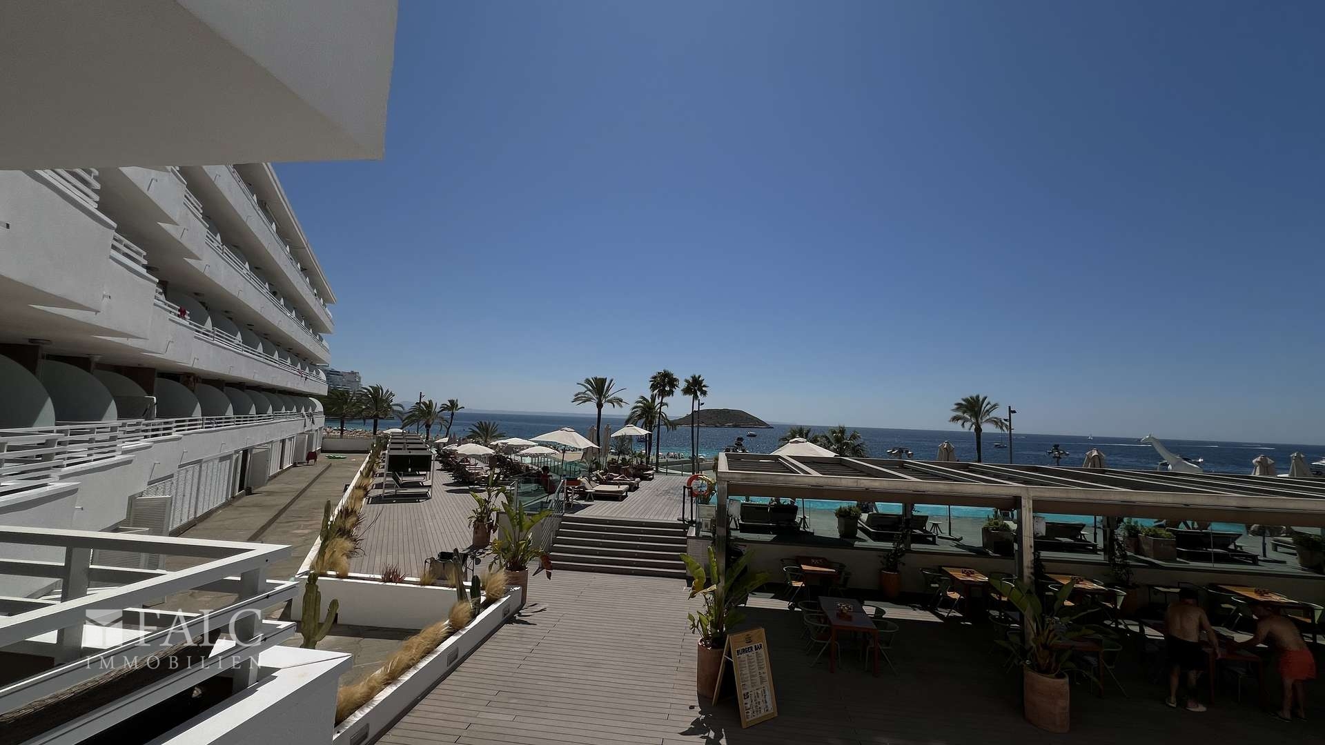 Ausblick auf das Meer 