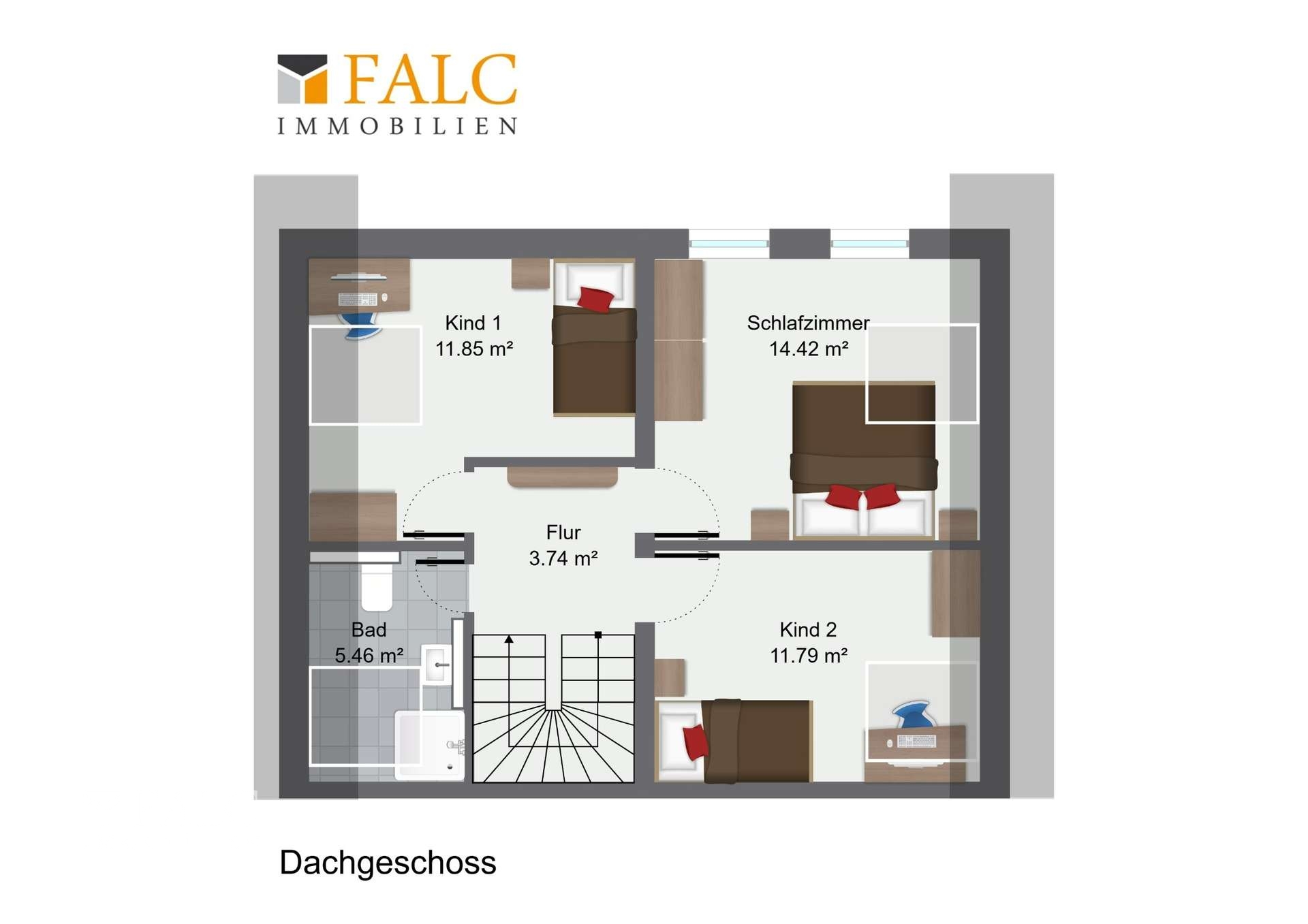 Grundriss Dachgeschoss