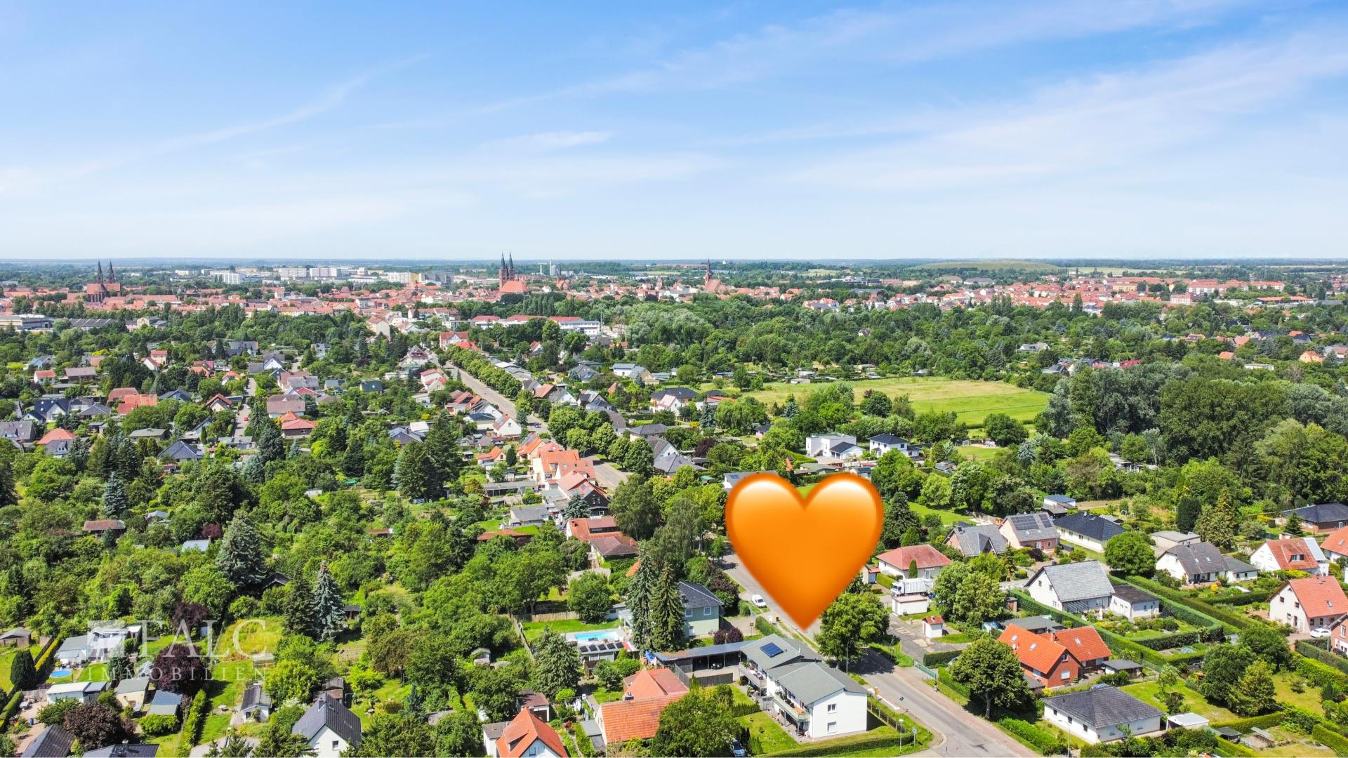 Luftbild Blick Westen