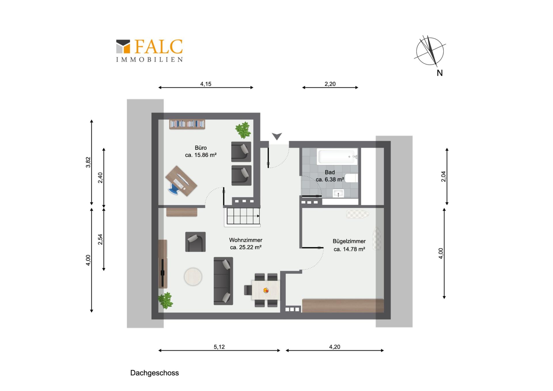 Grundriss-Dachgeschoss