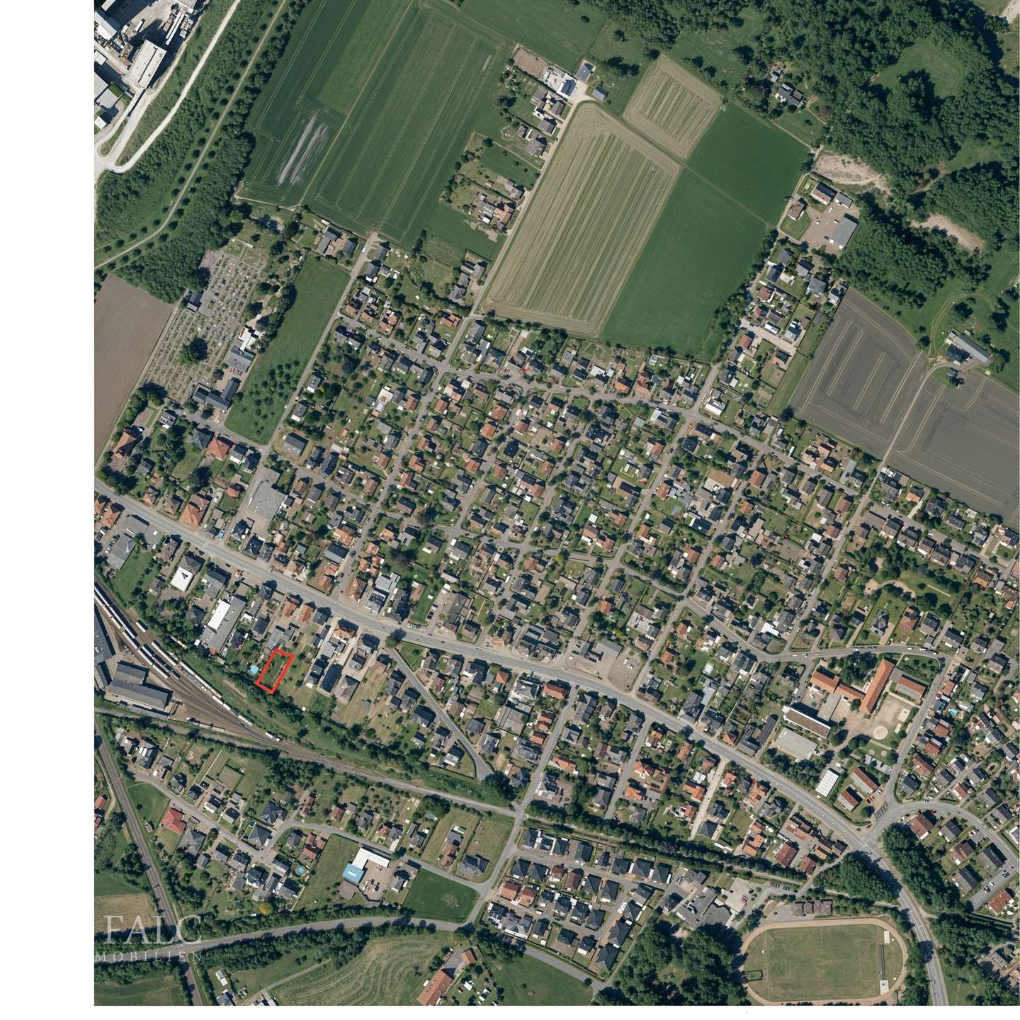 Landkarte Makierung