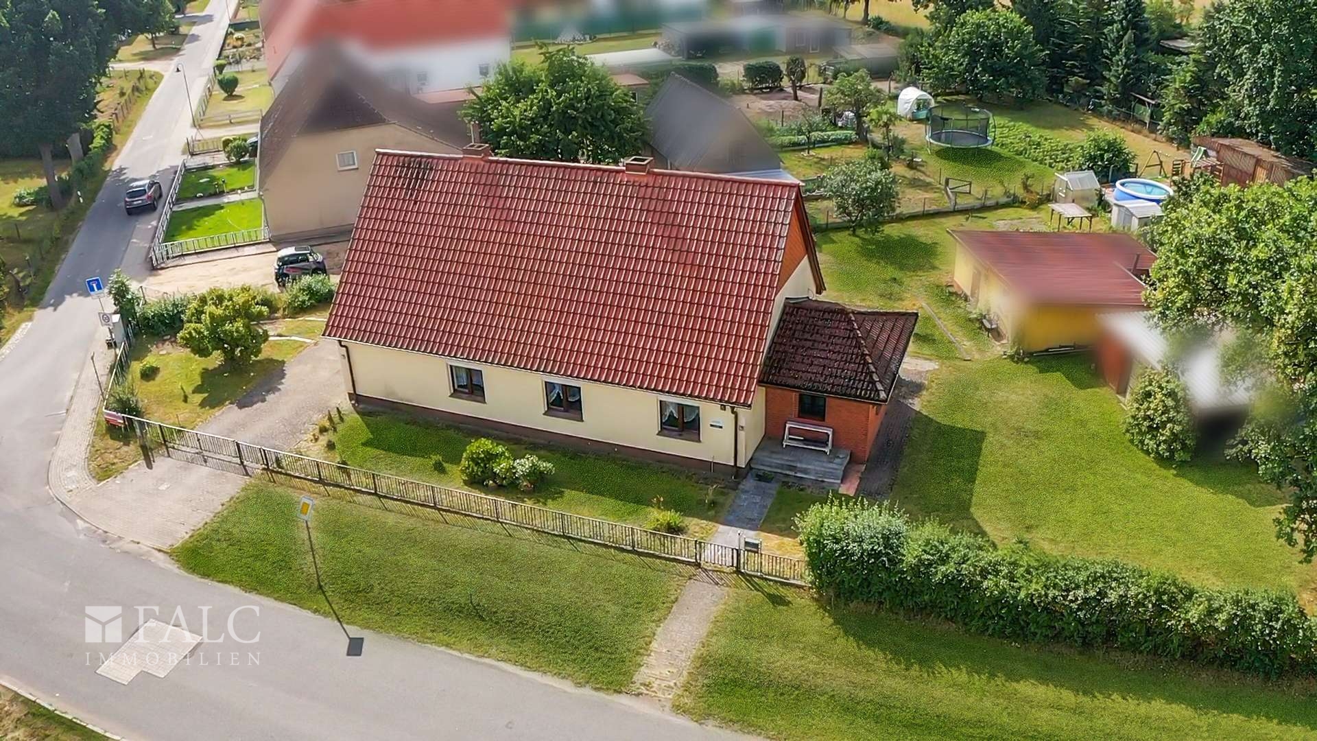 Drohne Straßenansicht