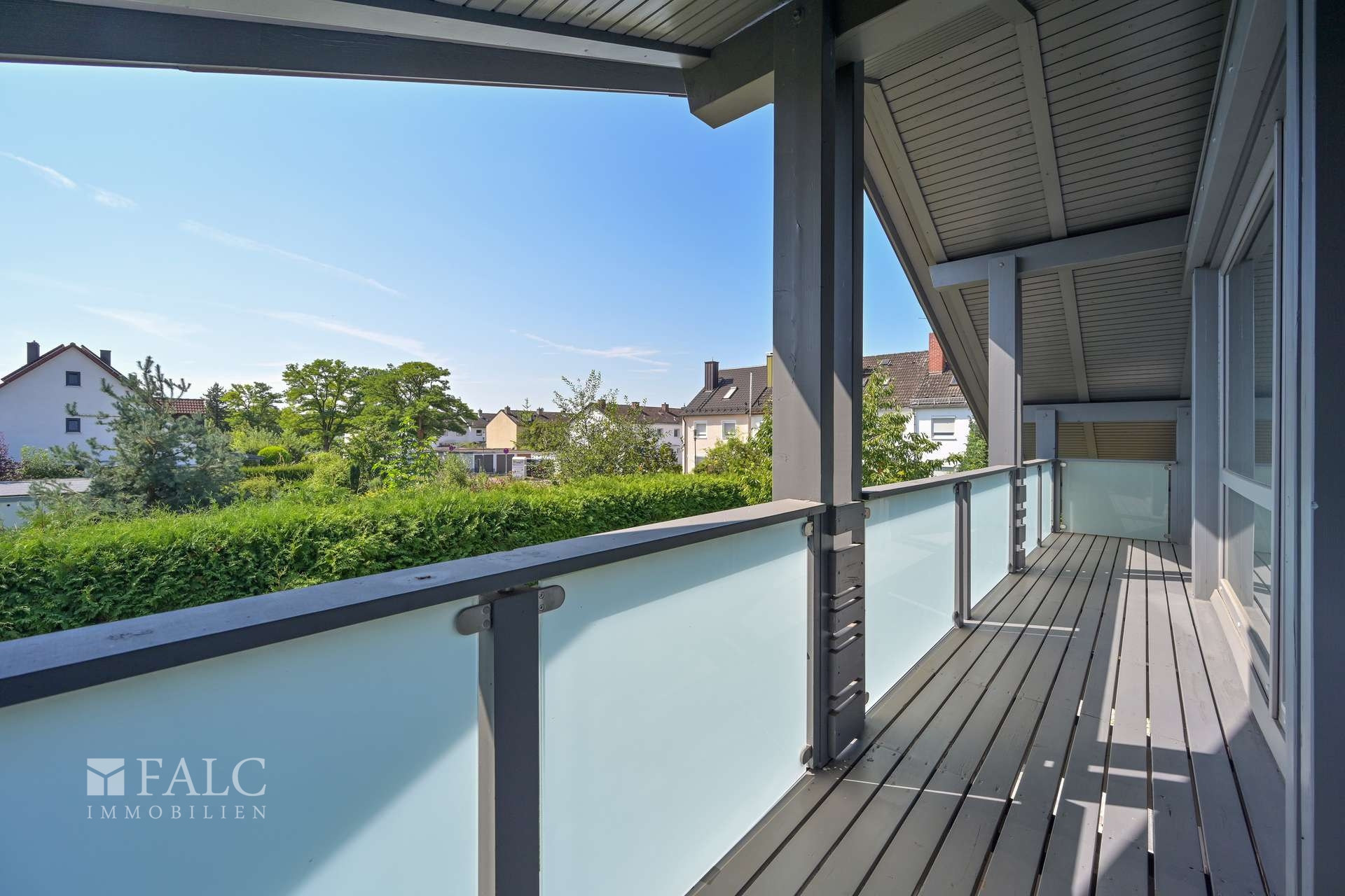 Balkon Süd Blick SüdWest