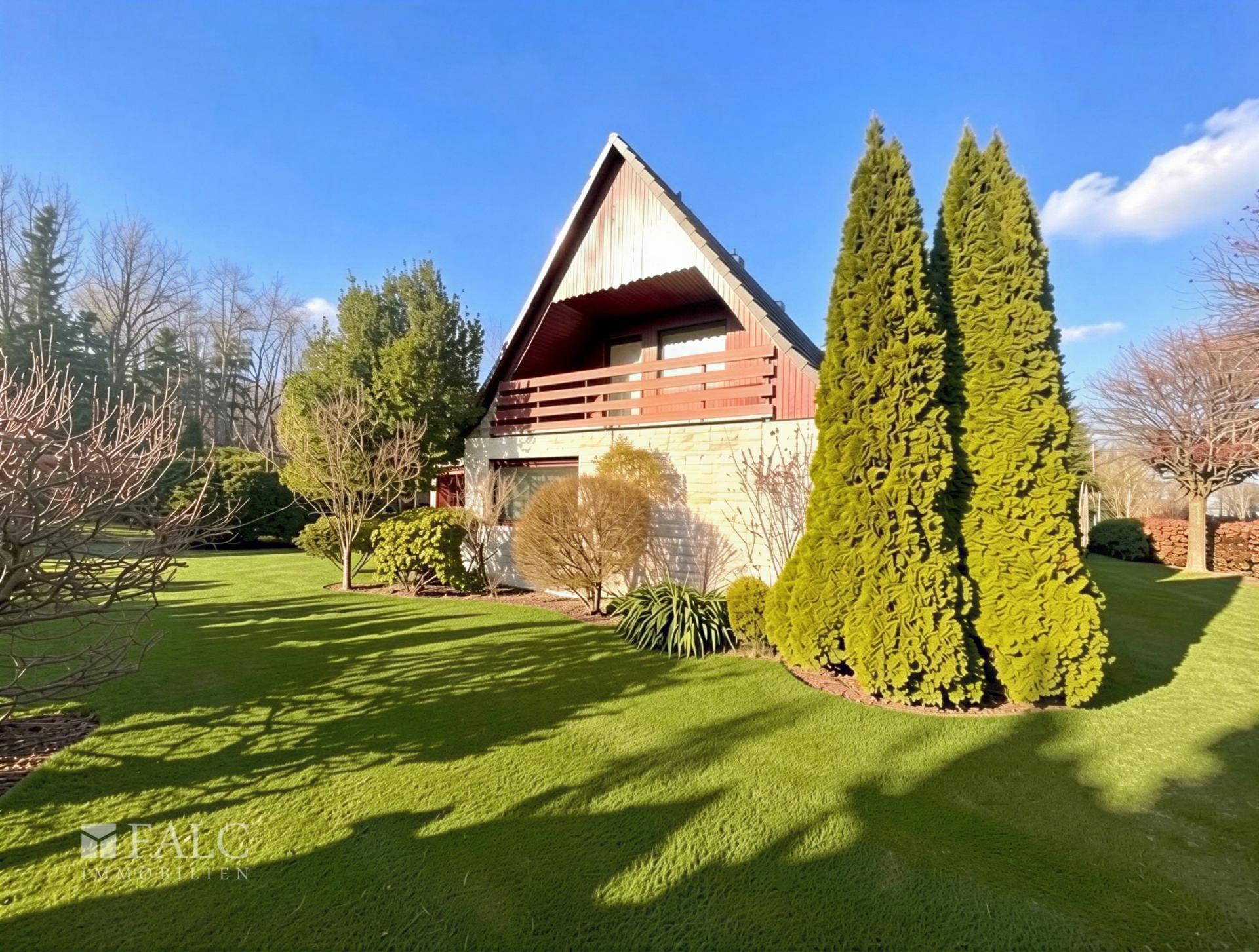 Blick aus dem Garten