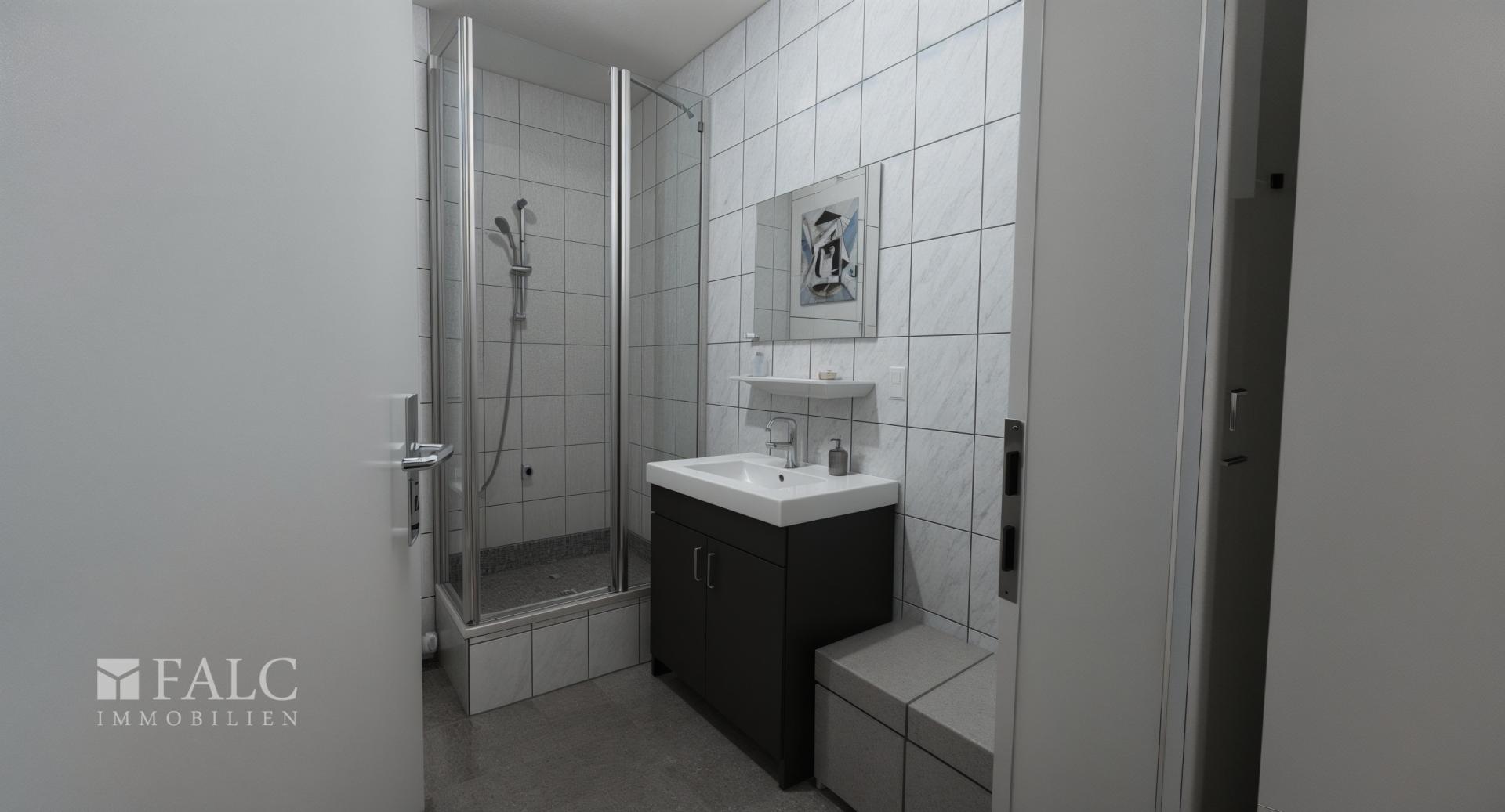 Badezimmer - Badezimmer, Modern - (KI generiert)