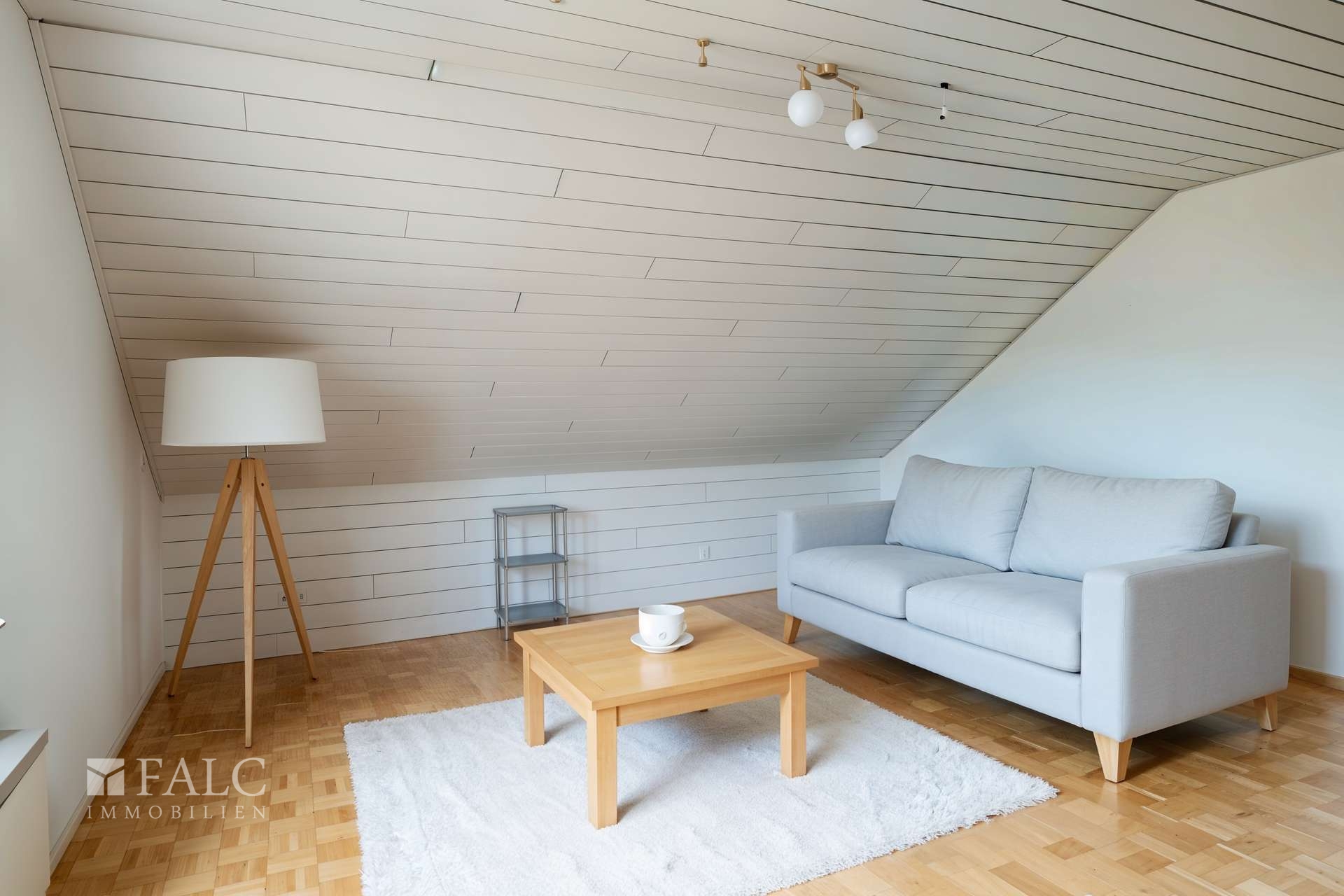 Wohnzimmer DG - Wohnzimmer, Skandinavisch - (KI generiert)