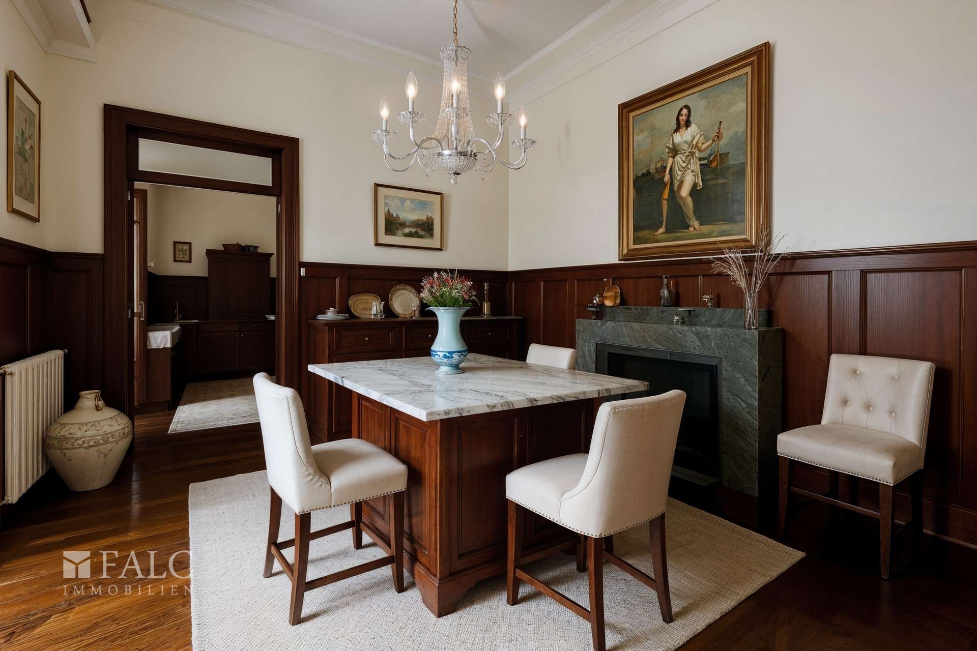 Küche, Luxus - (KI generiert)