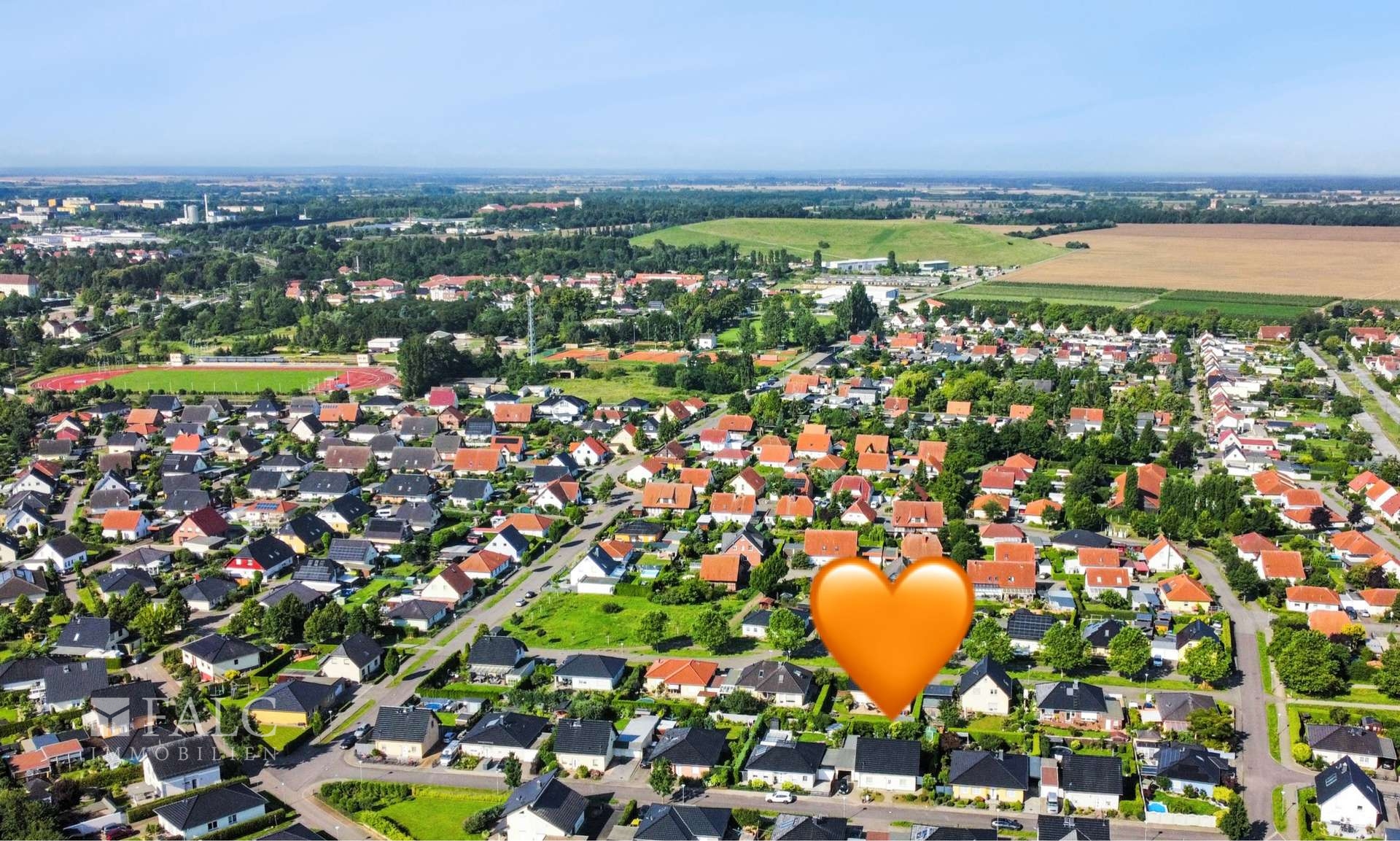 Luftbild Richtung Westen