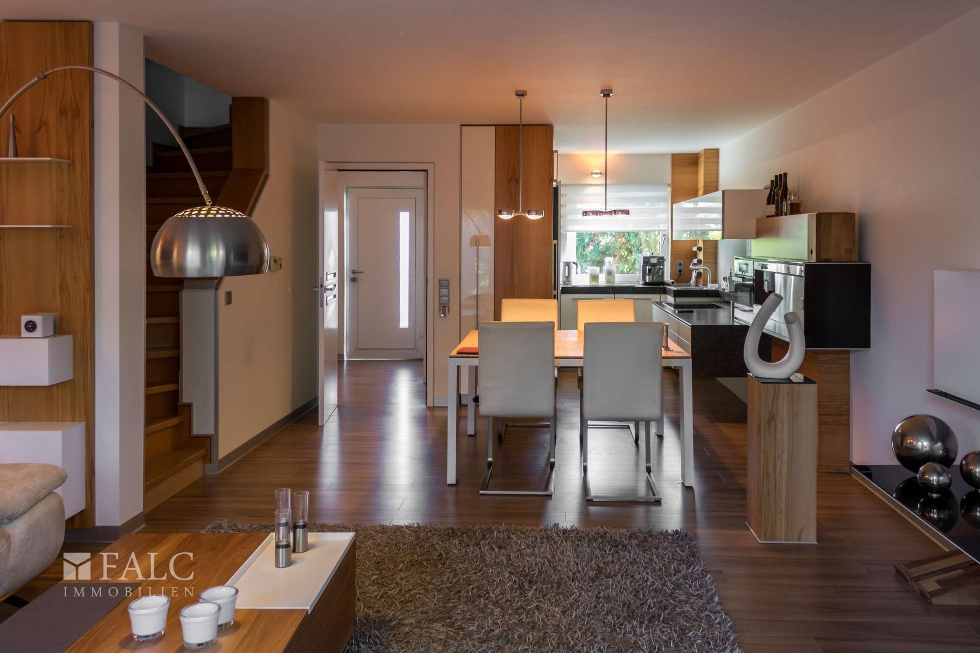 Blick vom Wohnbereich