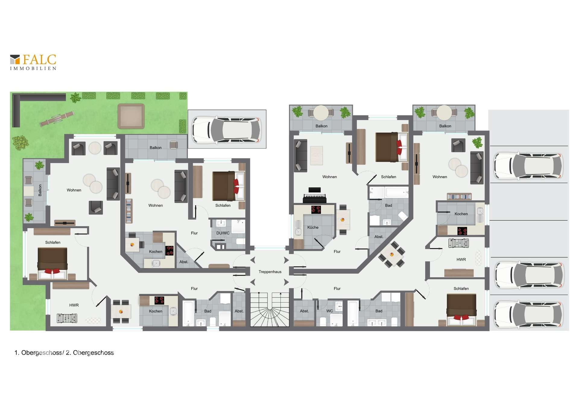 1. Obergeschoss / 2. Obergeschoss 