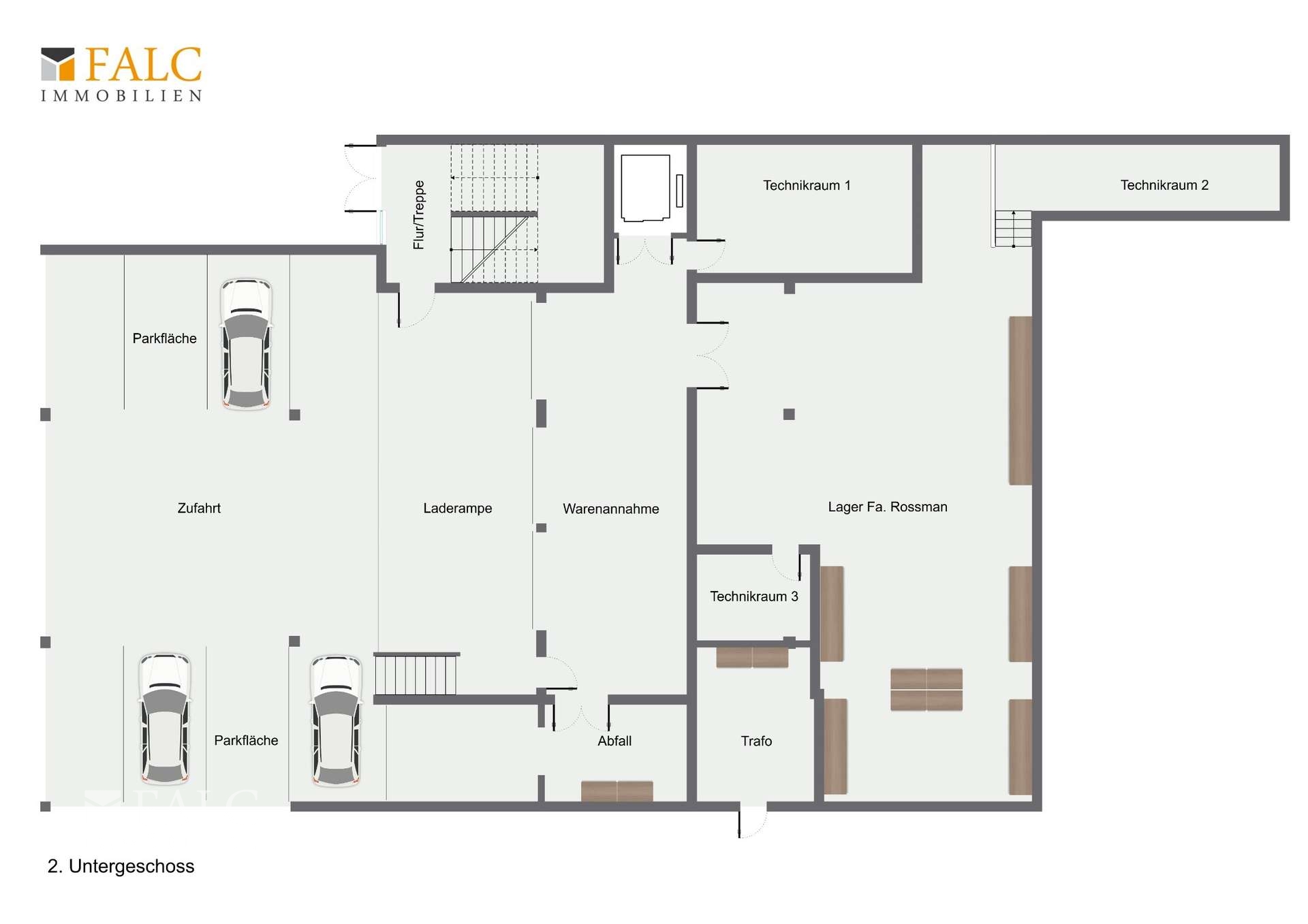 Grundriss 2. Untergeschoss