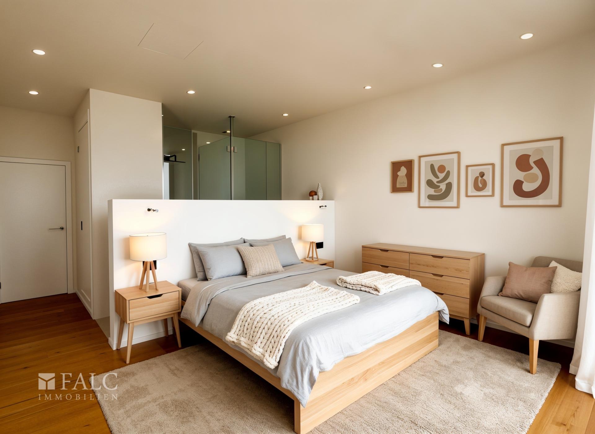 Bedroom - AI Generated - (KI generiert)