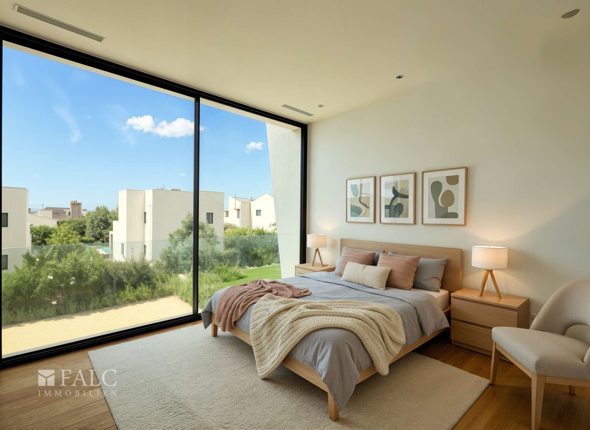 Bedroom - AI Generated - (KI generiert)