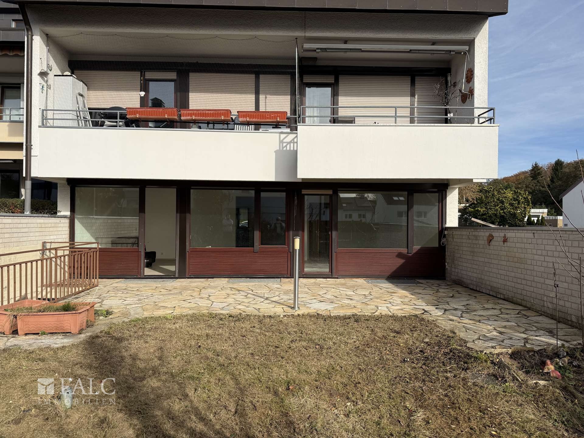 Blick vom Garten aus