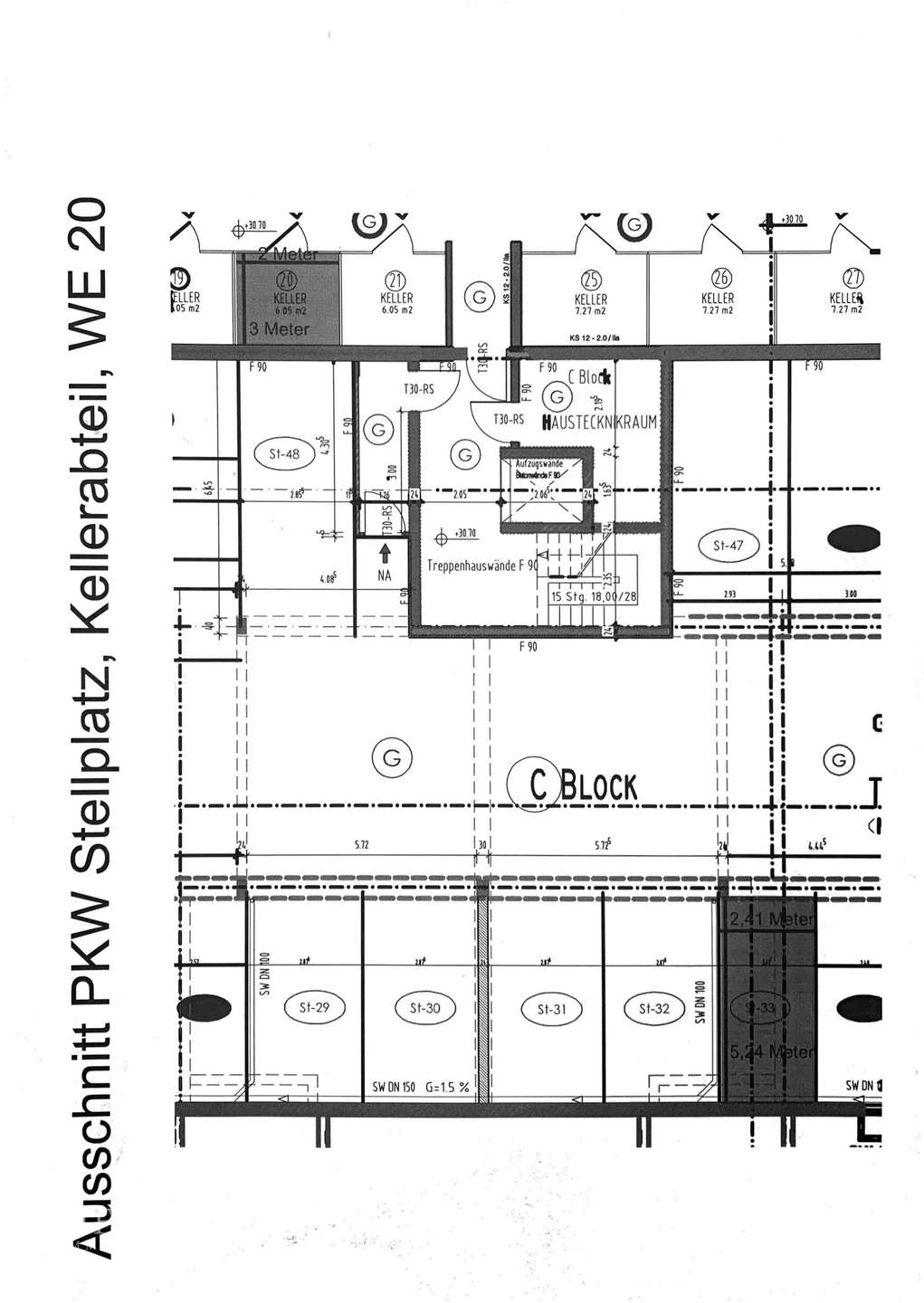 Grundriss-Keller