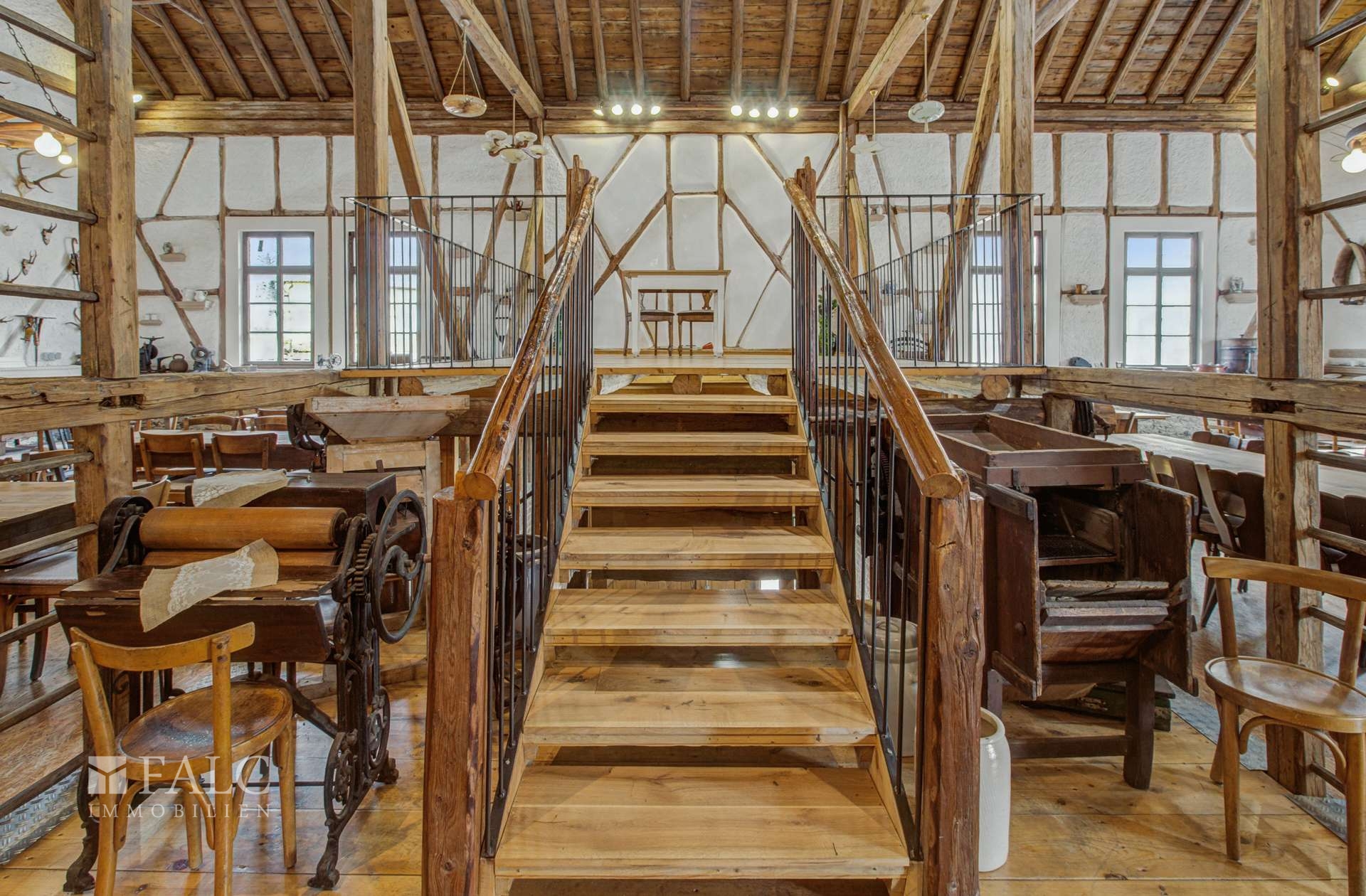 Aufgang Empore Scheune