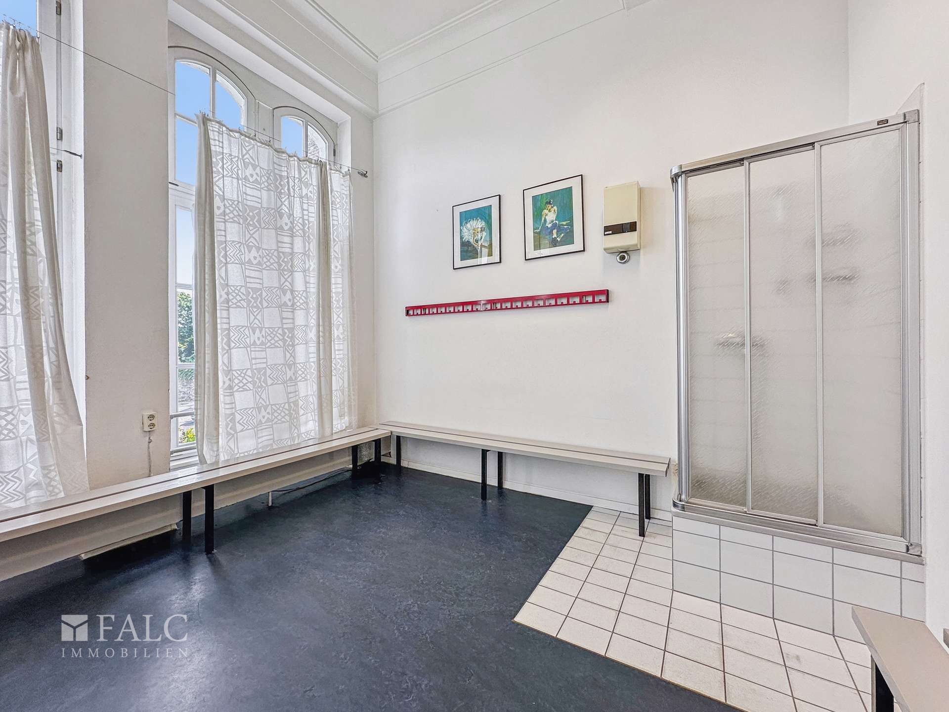 Umkleidekabine Tanzschule