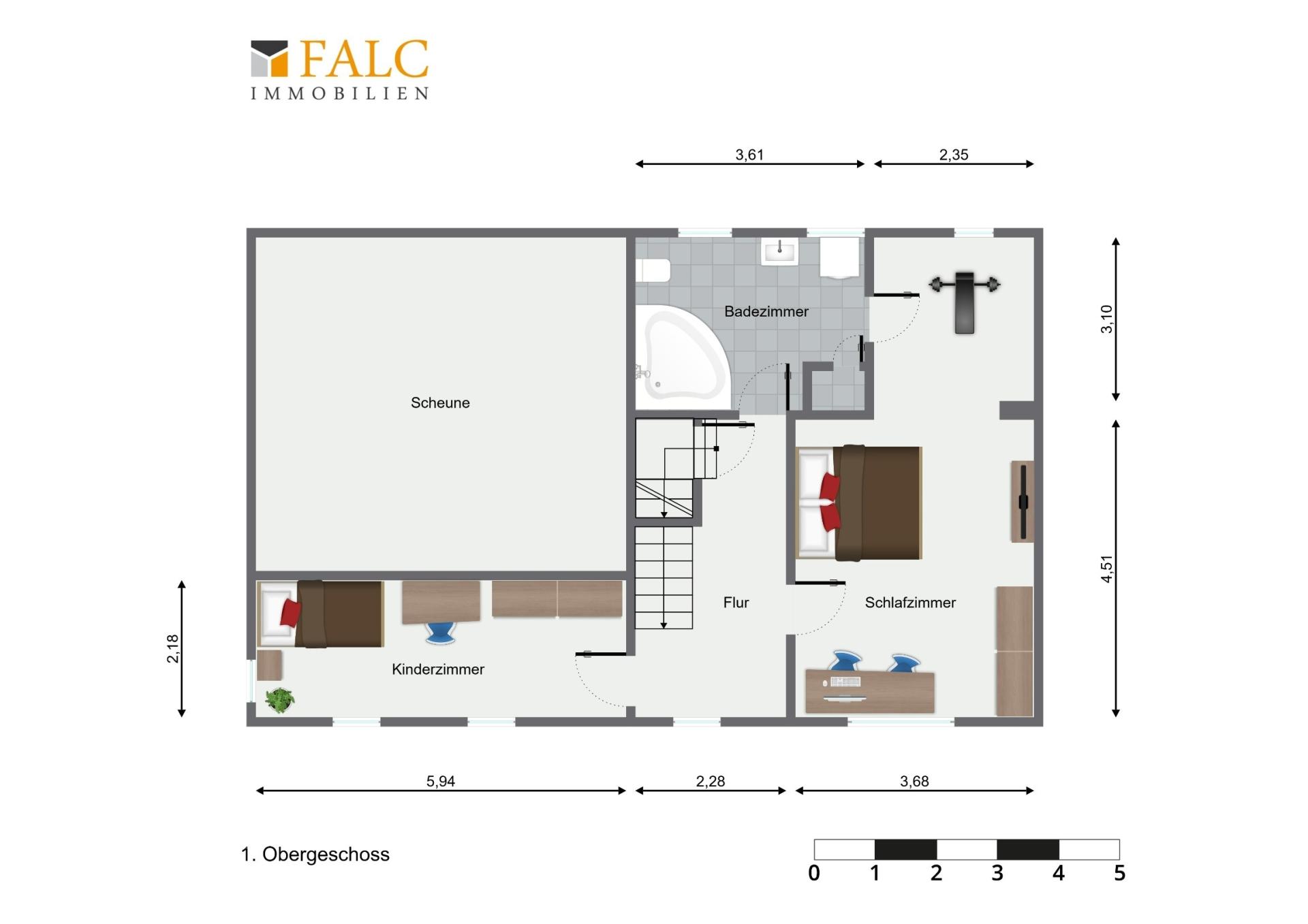 Grundriss 1.Obergeschoss