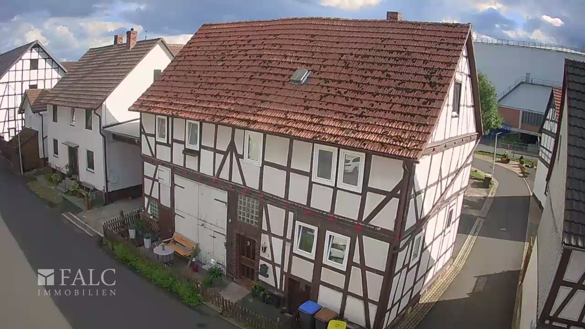 Hausansicht von oben