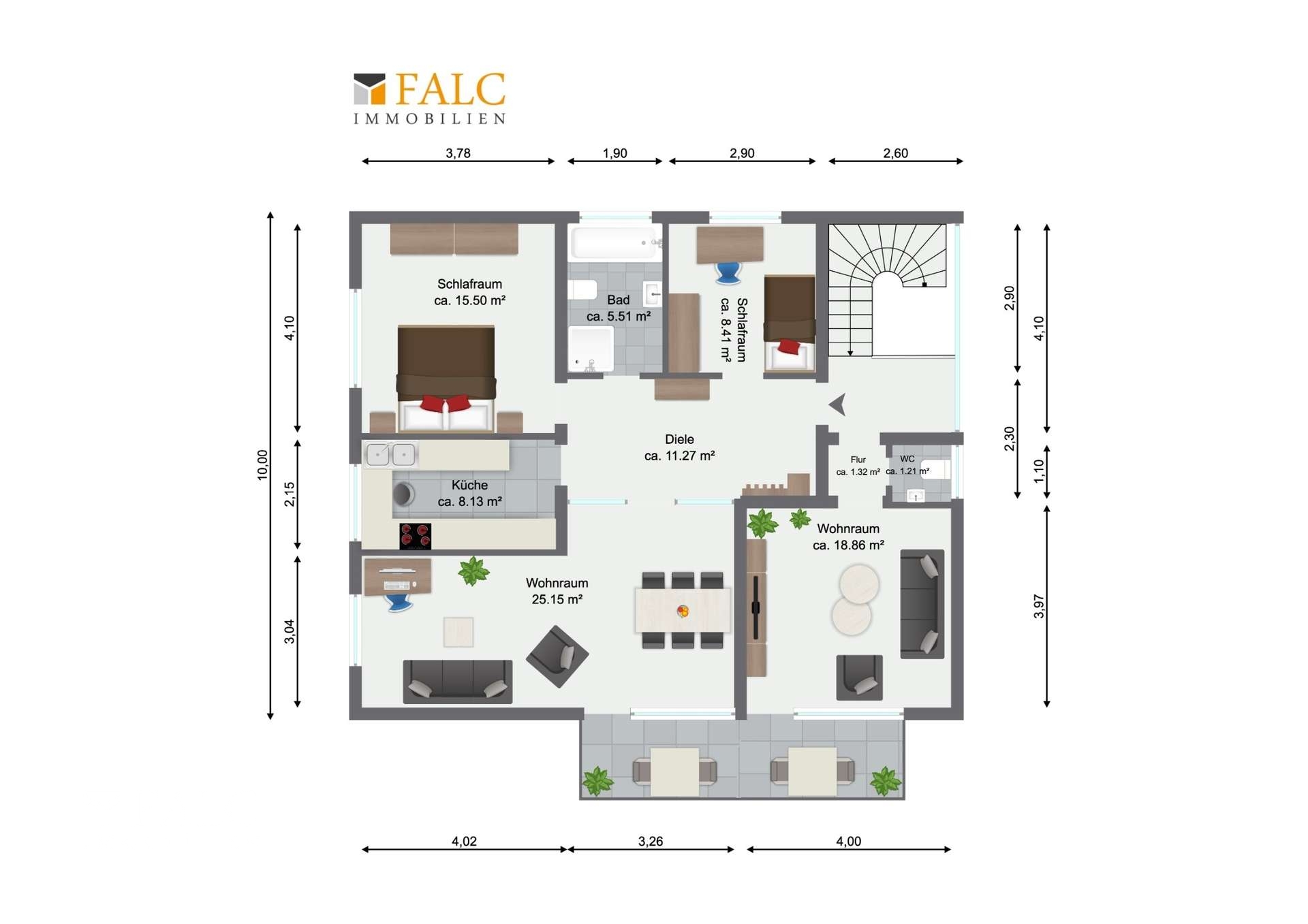 Grundriss Obergeschoss
