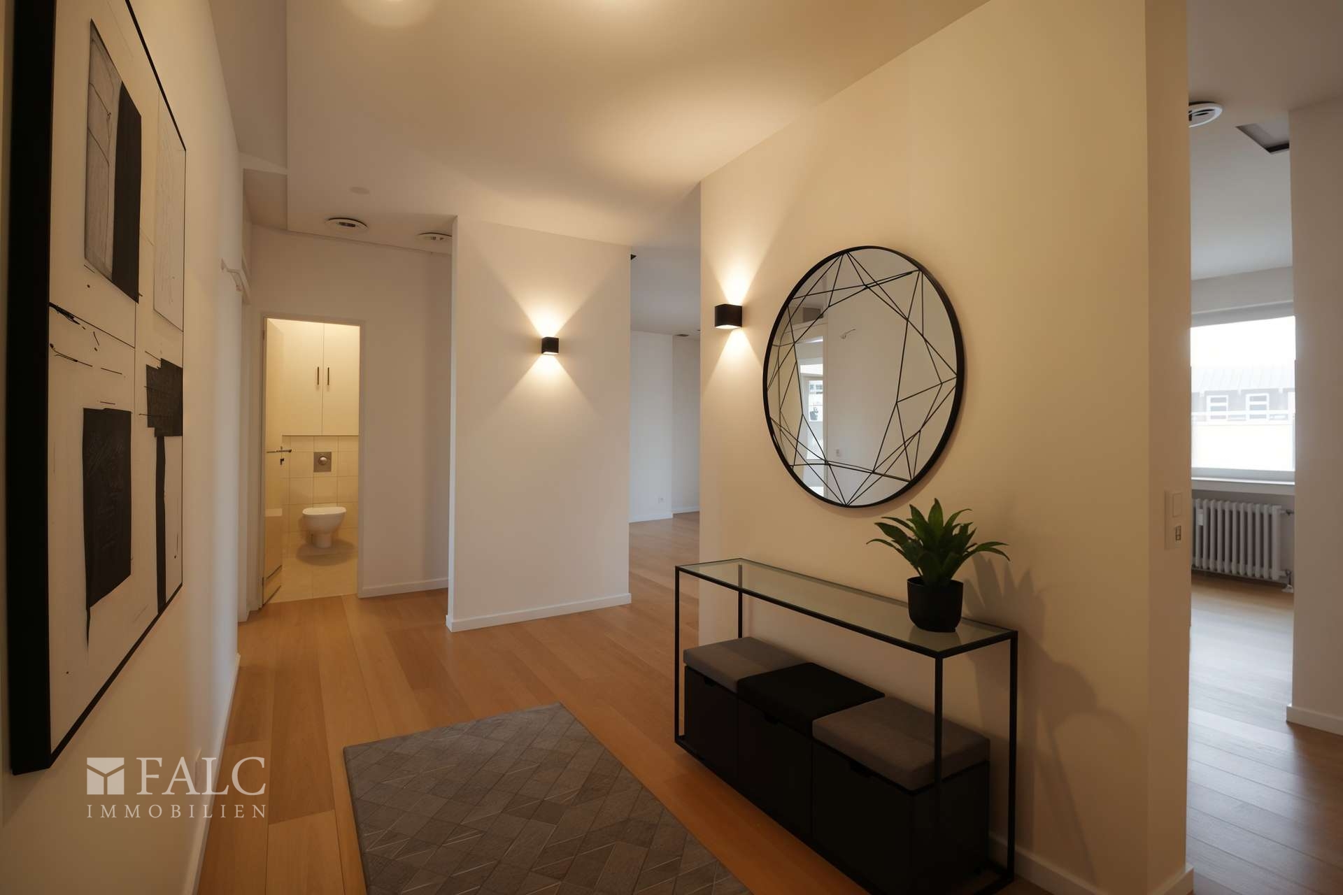 Wohnungseingang - Möbelierungsbeispiel