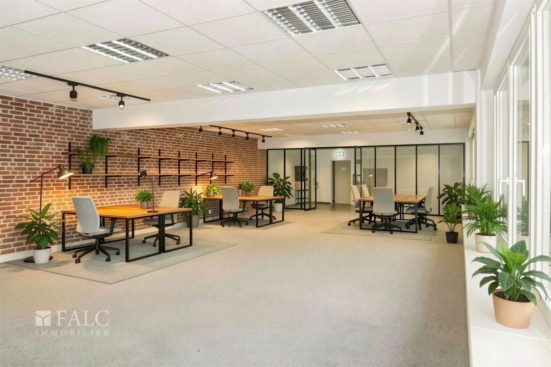Großraumbüro EG - (KI generiert)