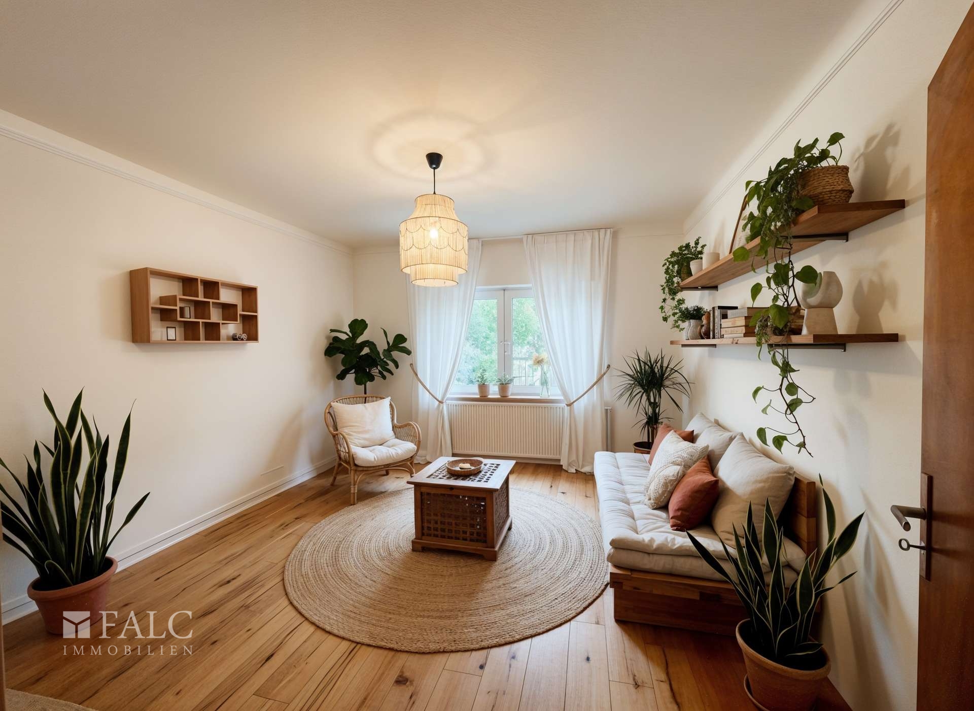 Wohnzimmer - KI-Homestaging