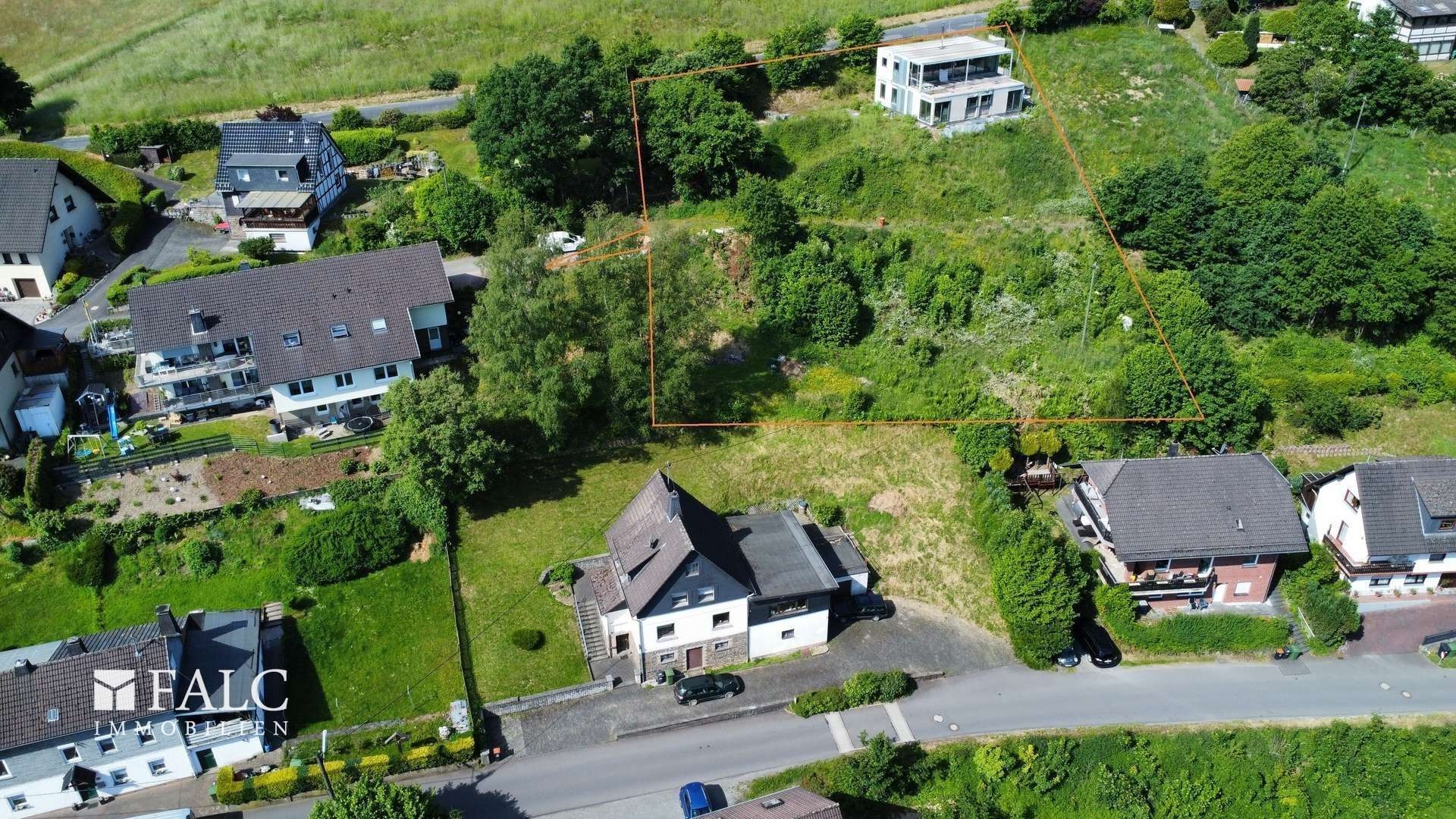 Makiertes Grundstück