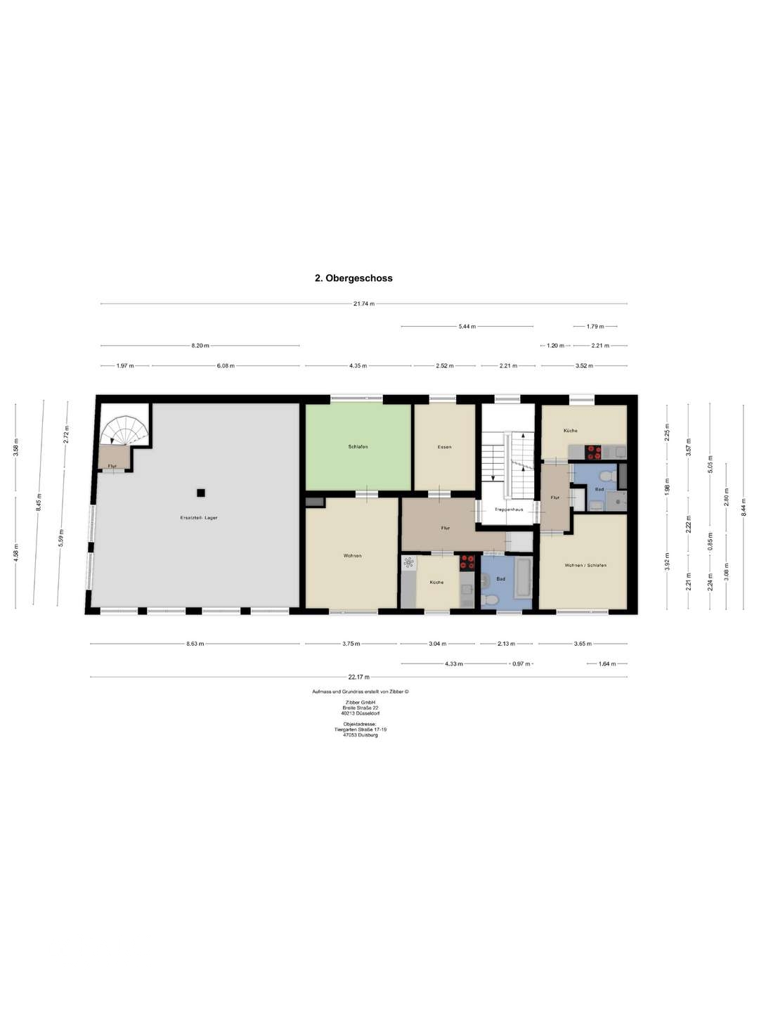Grundriss 2 Obergeschoss