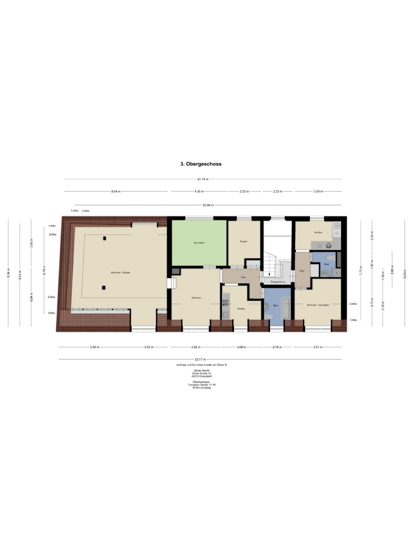 Grundriss Dachgeschoss
