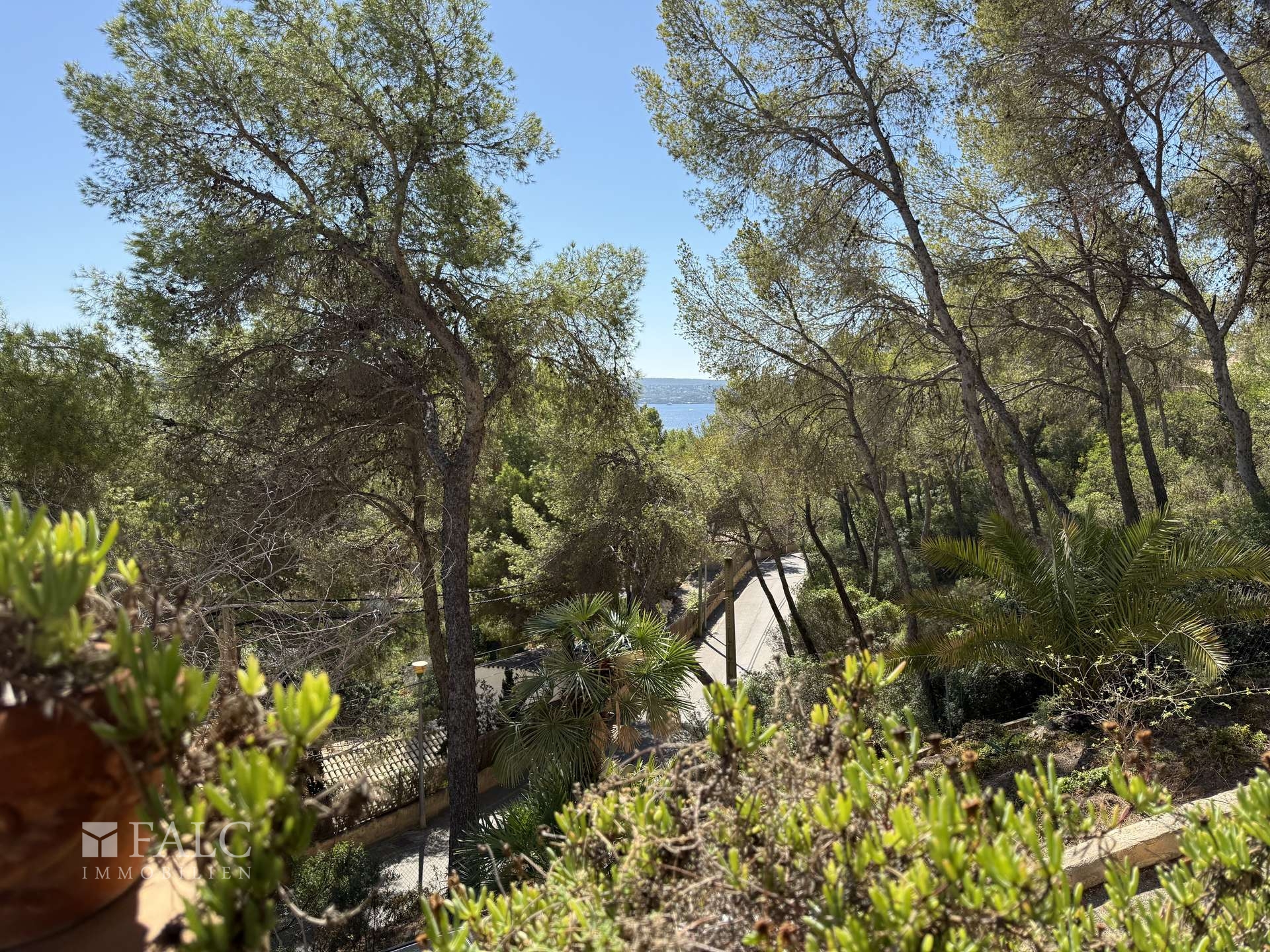 Meerblick aus Pavillion