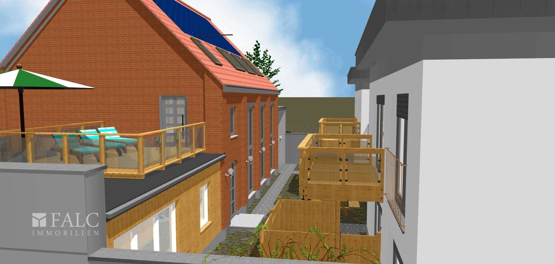 Gemeinschaftshaus mit Pool