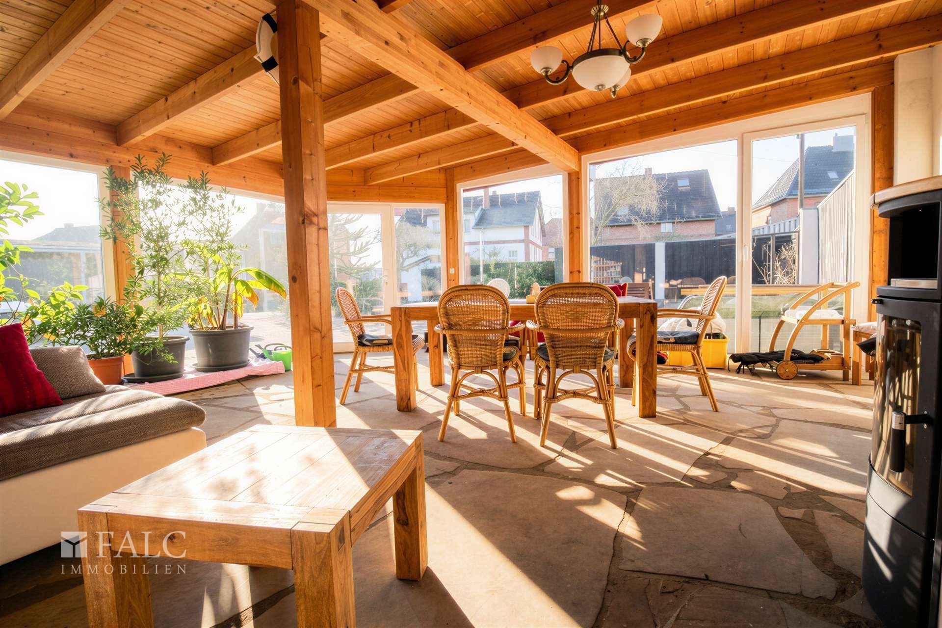 Poolhaus am Badeteich