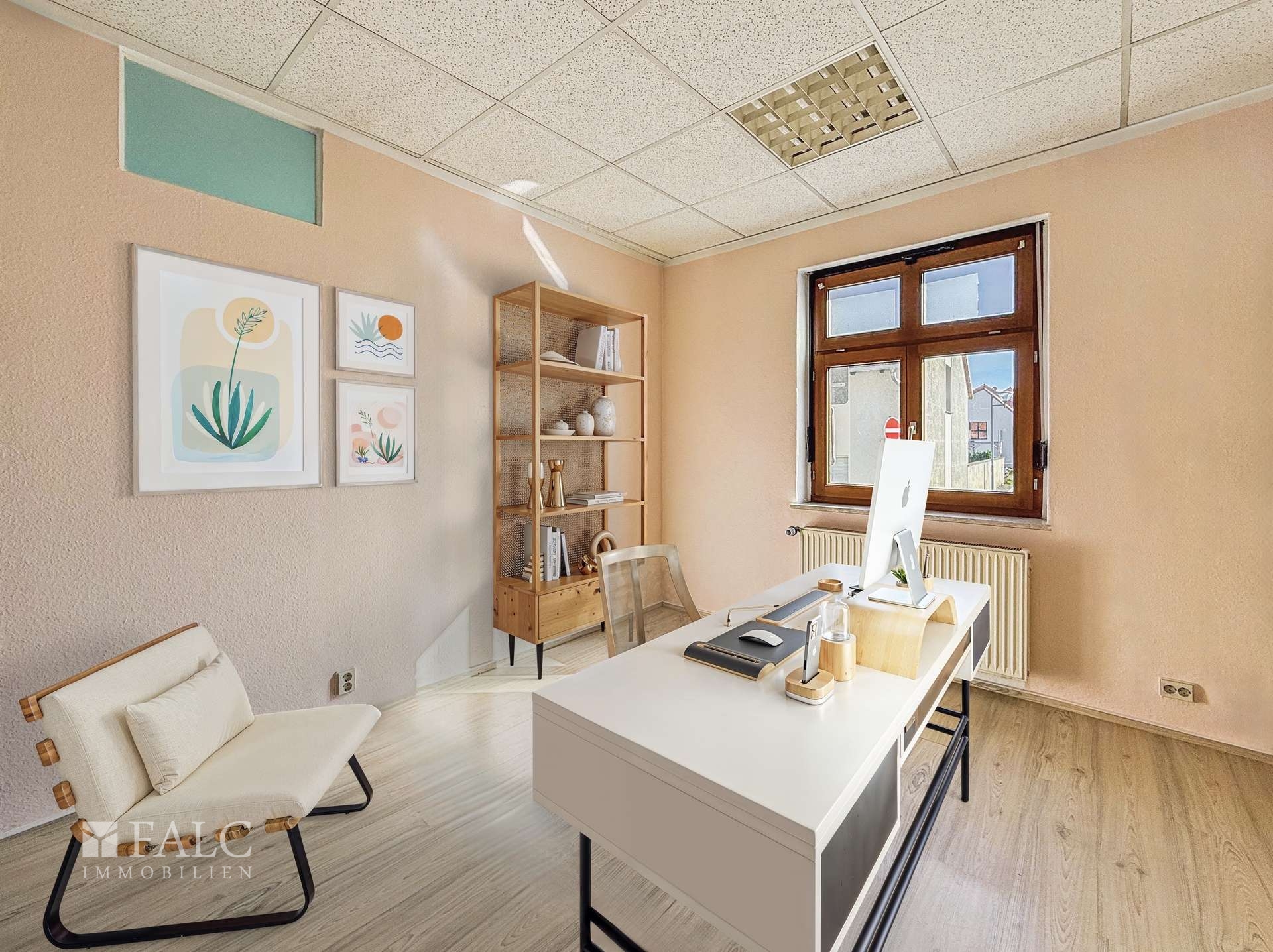 Büro Erdgeschoss (Einrichtung digital)