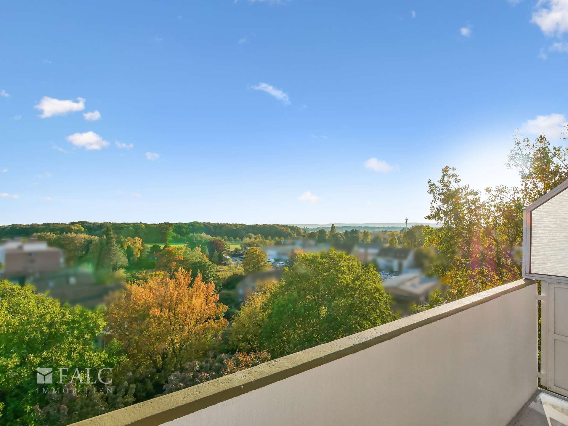 Aussicht vom Balkon