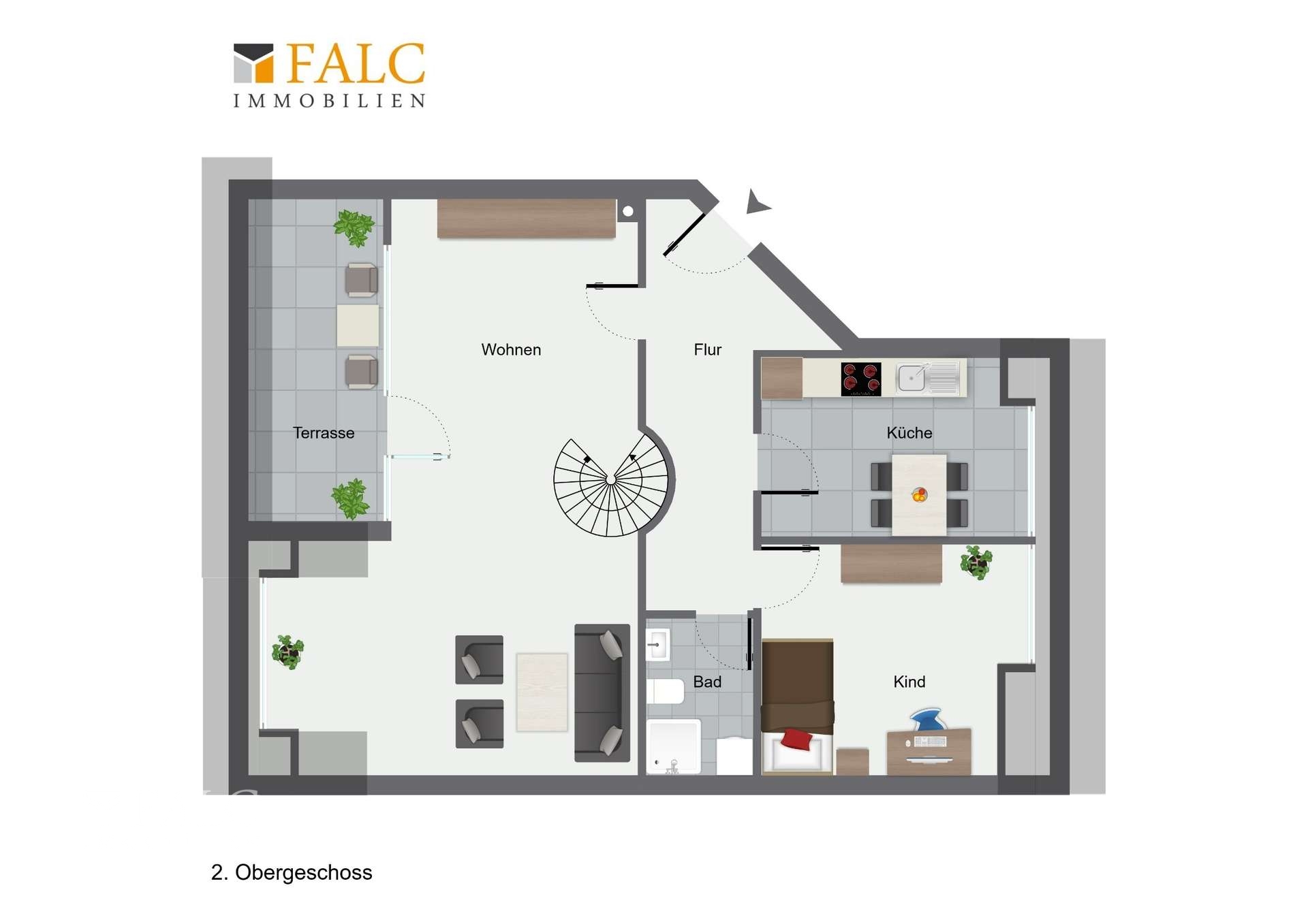 Grundriss 2. Obergeschoss