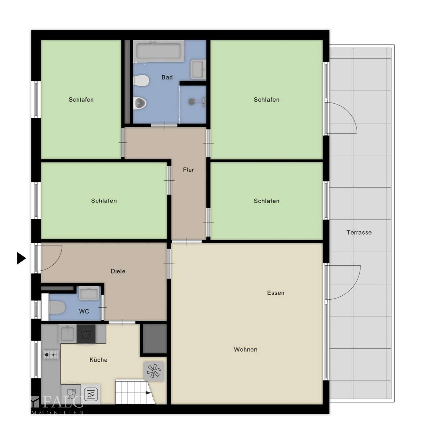 Grundriss Erdgeschoss