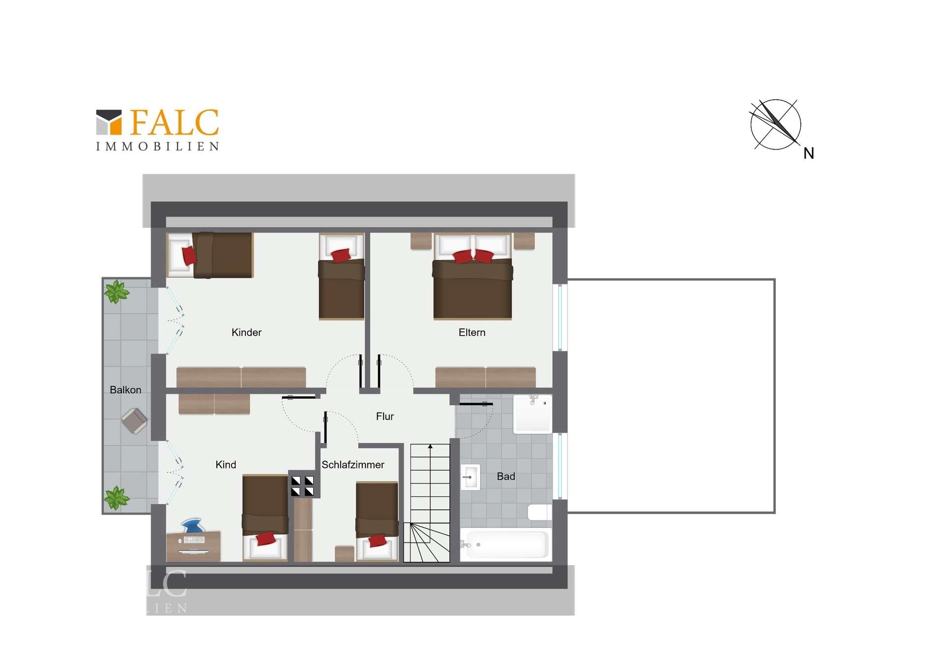 Grundriss Dachgeschoß