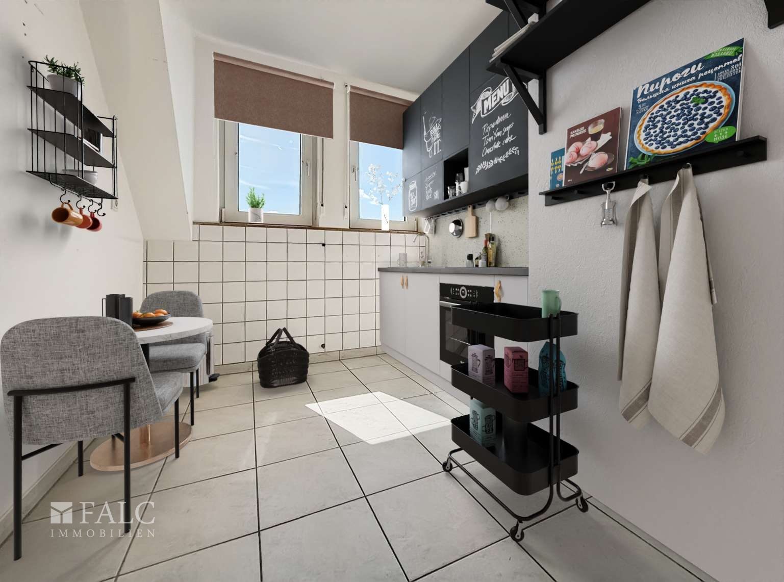 animierte Küche 2. OG