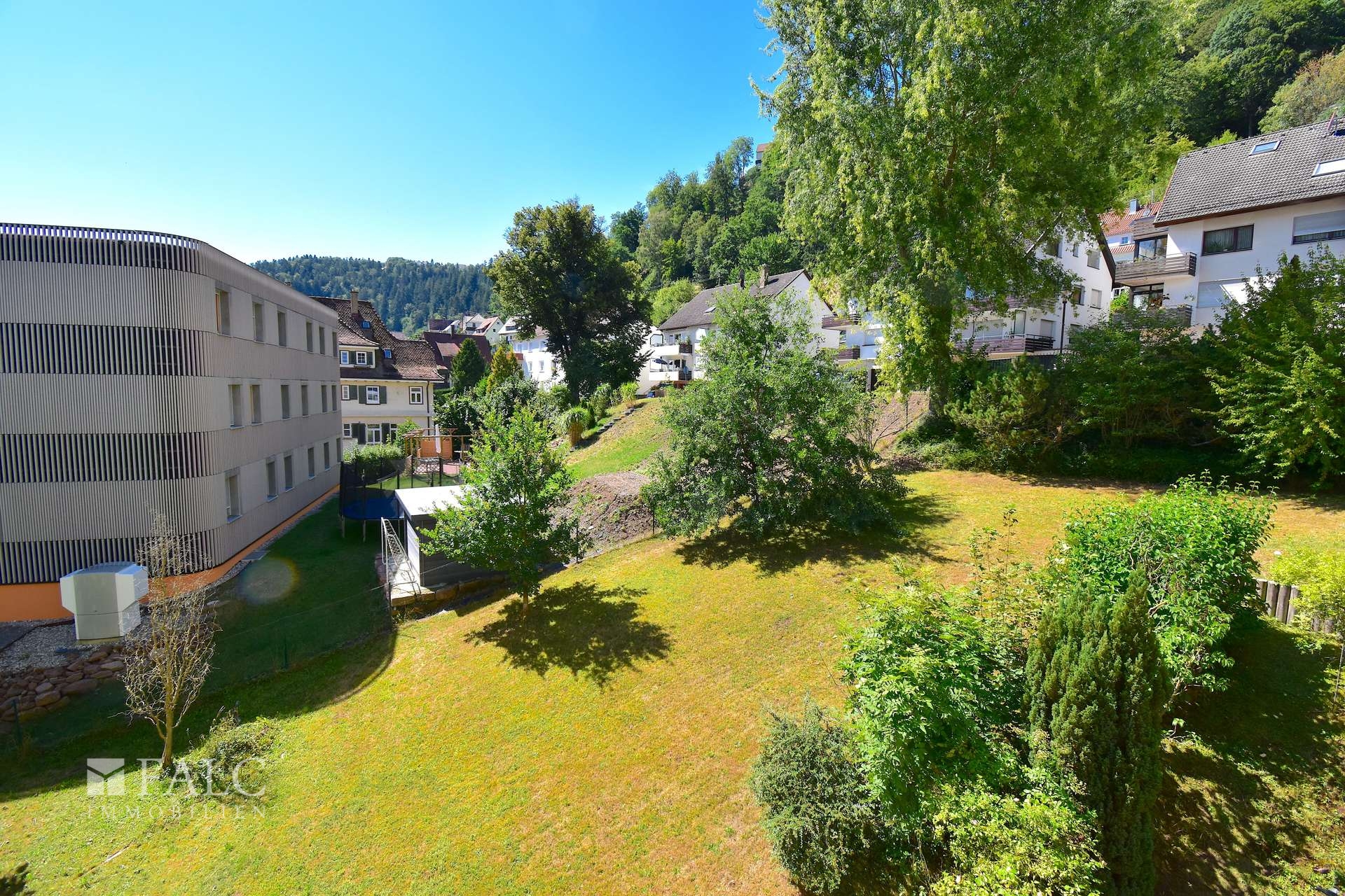Blick in Park