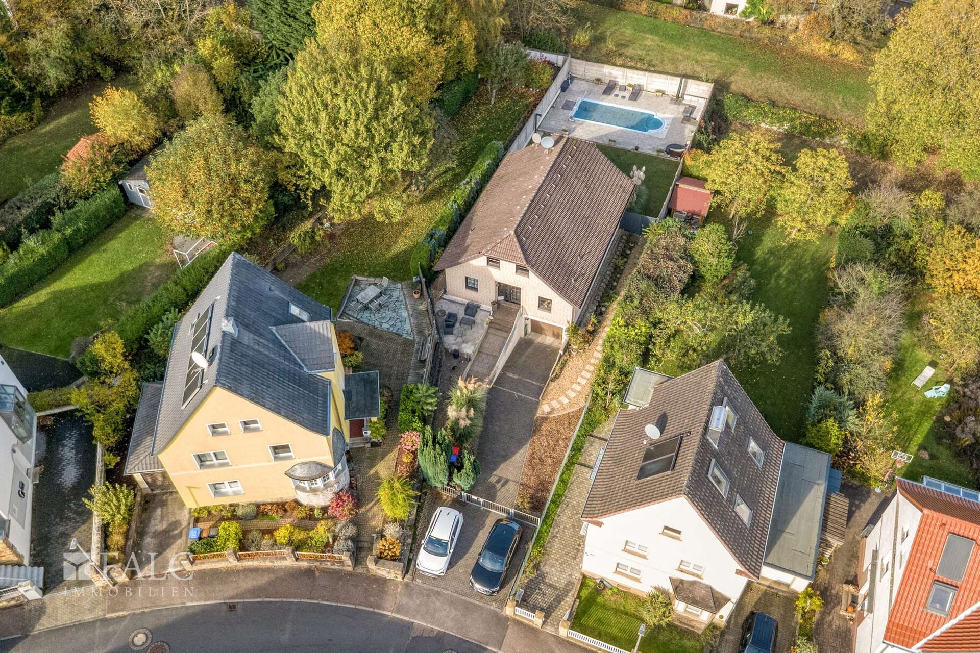 Immobilie von oben