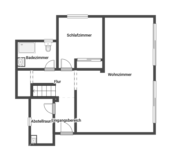 Grundriss Erdgeschoss
