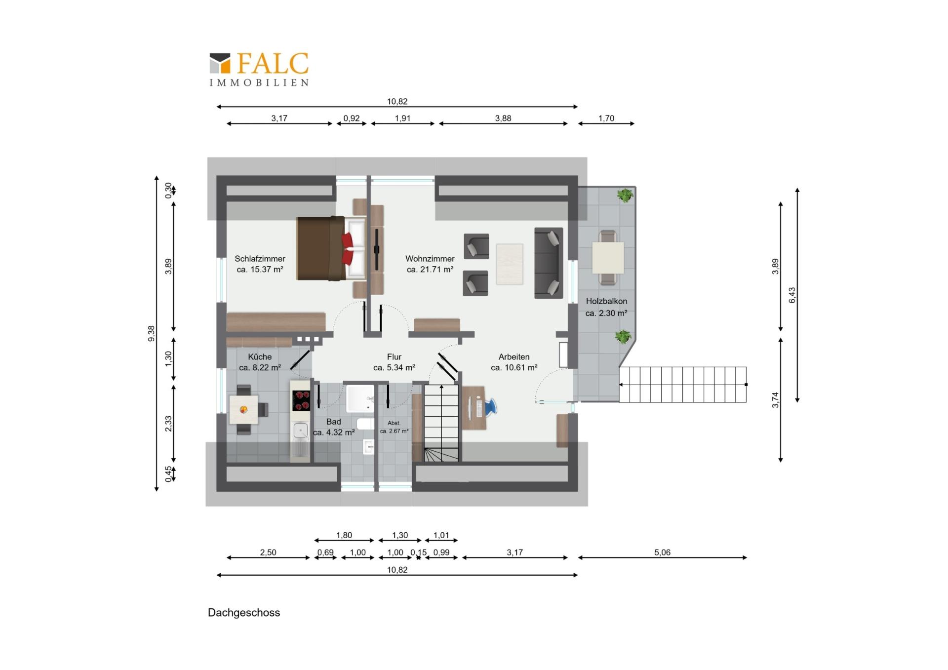 Grundriss Dachgeschoss