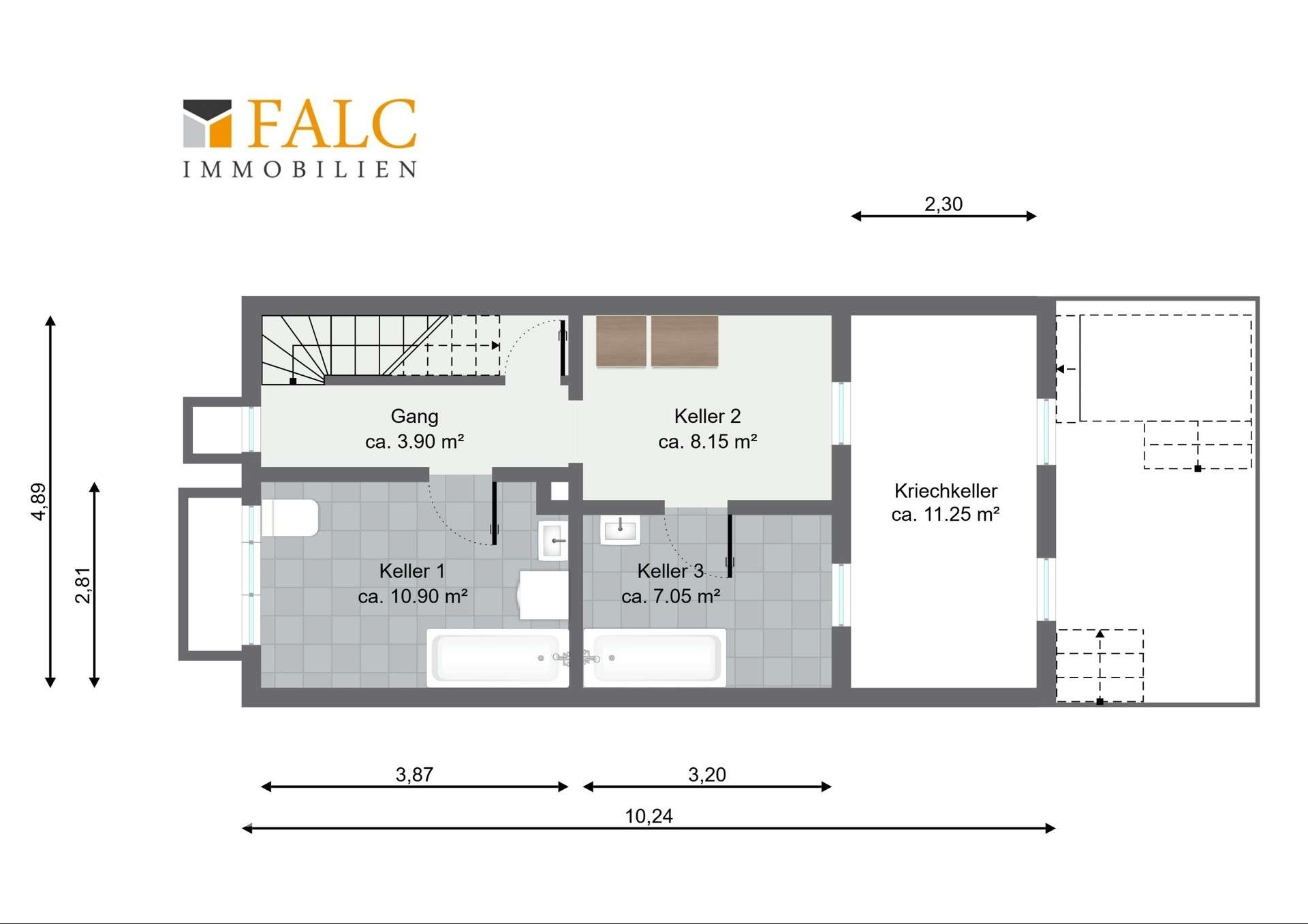 Grundriss Kellergeschoß