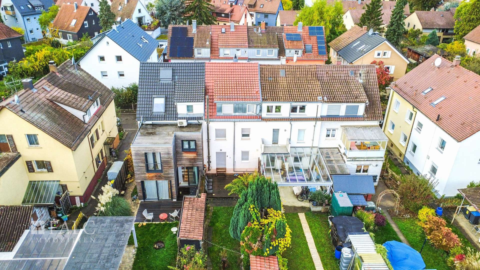 Möglichkeit für einen Anbau