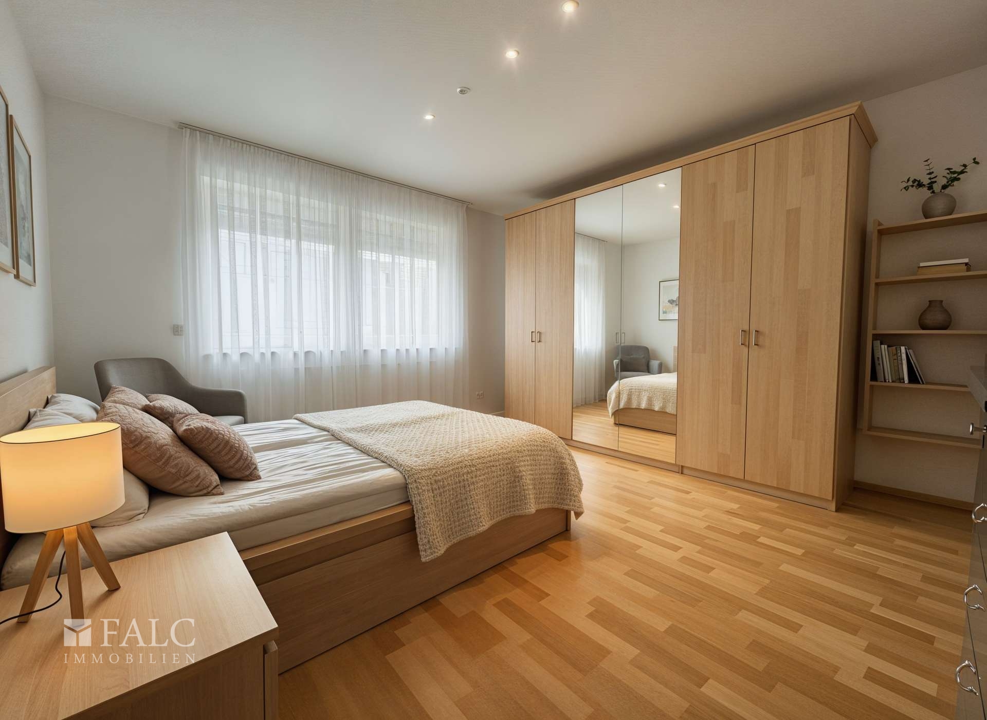 Schlafzimmer digitalisiert