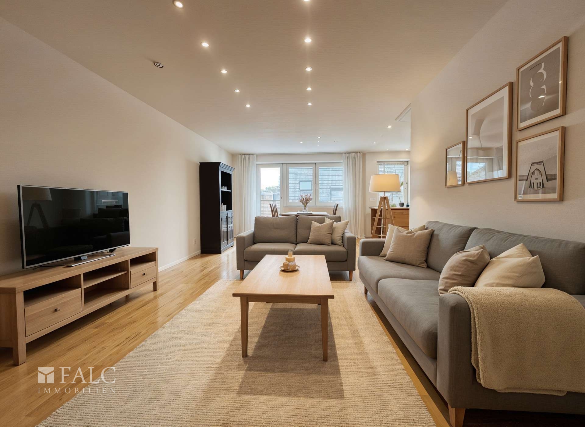 Wohnzimmer digitalisiert